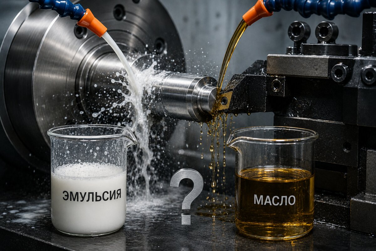 СОЖ для точения: эмульсия или масло?