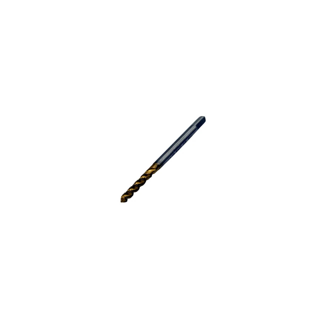 Метчик машинно-ручной М 2.5x0.45 Р6М5 ГОСТ 17933-72 с винтовой канавкой с покрытием TiN Agteh
