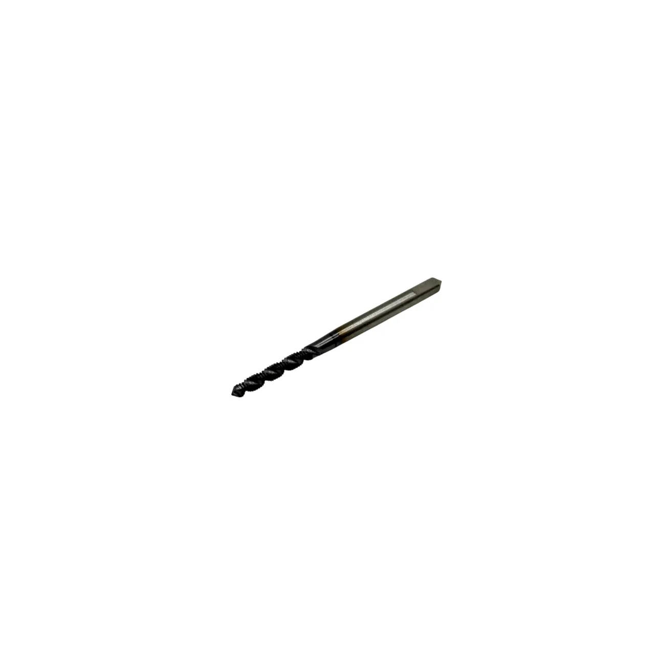 Метчик машинно-ручной М 2.5x0.45 Р6М5К5 ГОСТ 17933-72 с винтовой канавкой с покрытием TiСN Agteh