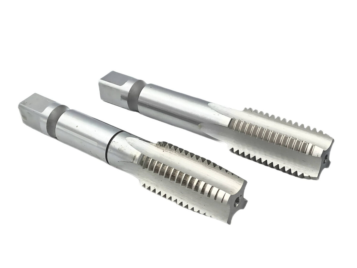 Метчик трубный машинно-ручной G 1/8" Р6М5 комплект из 2-х штук Agteh