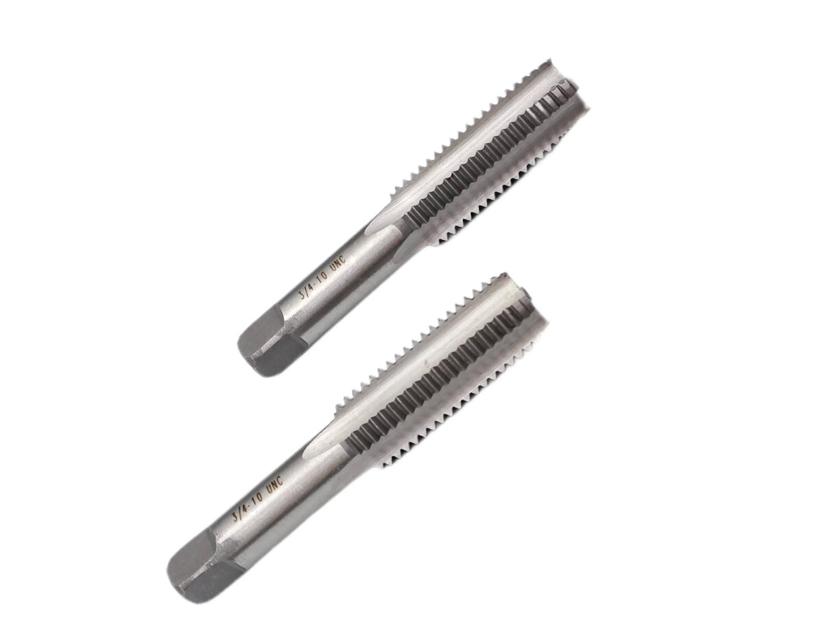 Метчик дюймовый UNC 3/4" 10 нитей 9ХС комплект из 2-х штук Agteh — фото 2