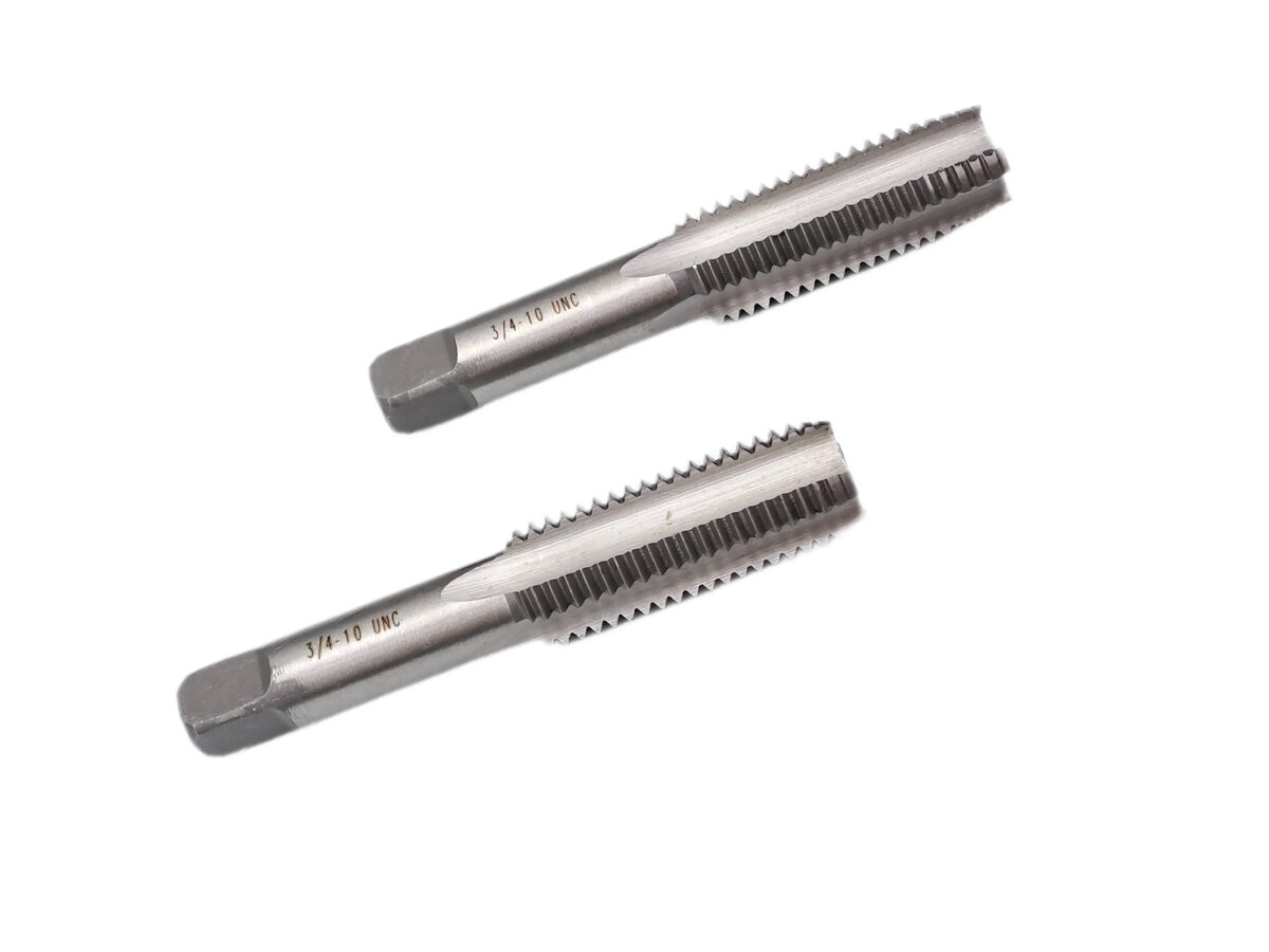 Метчик дюймовый UNC 3/4" 10 нитей 9ХС комплект из 2-х штук Agteh — фото 3
