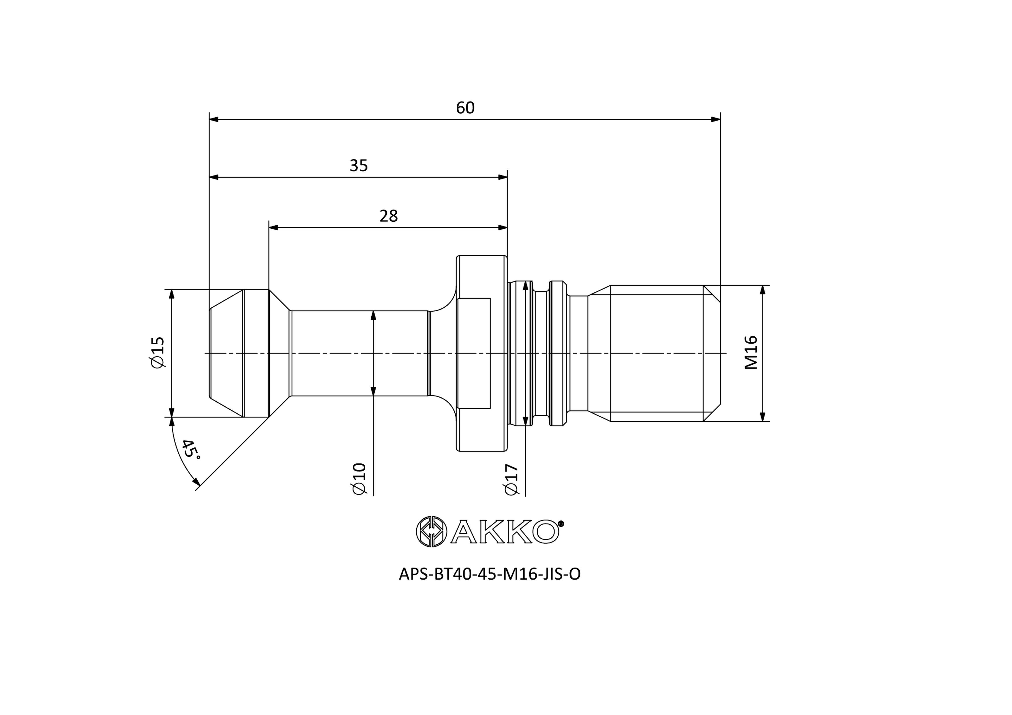 AKKO APS-BT40-45-M16-JIS-O — фото 3