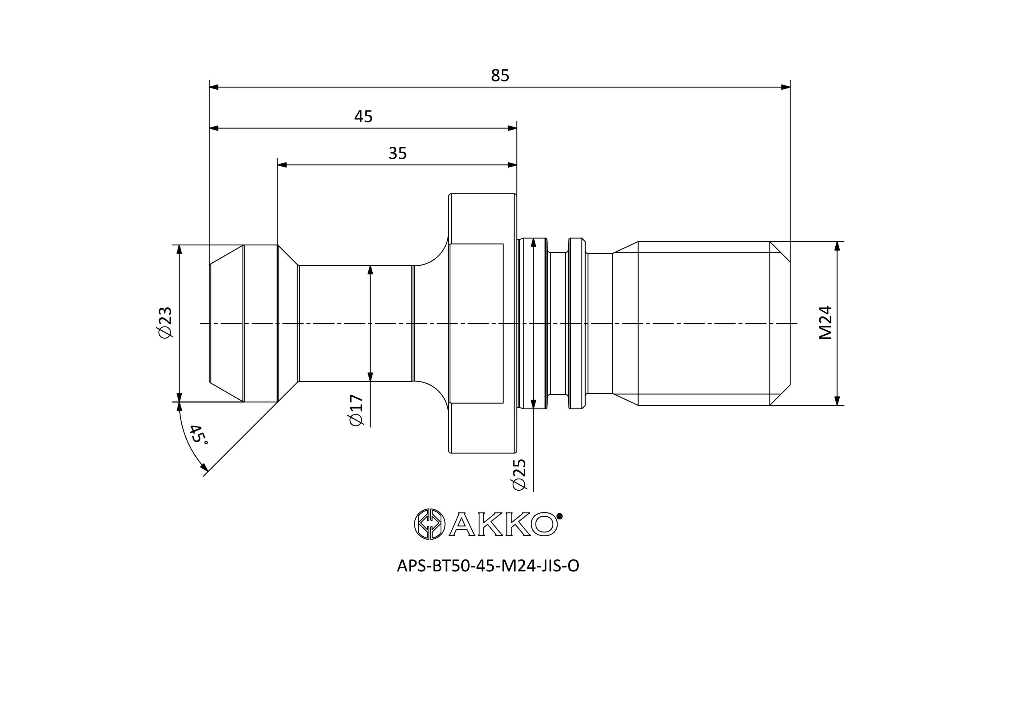 AKKO APS-BT50-45-M24-JIS-O — фото 3