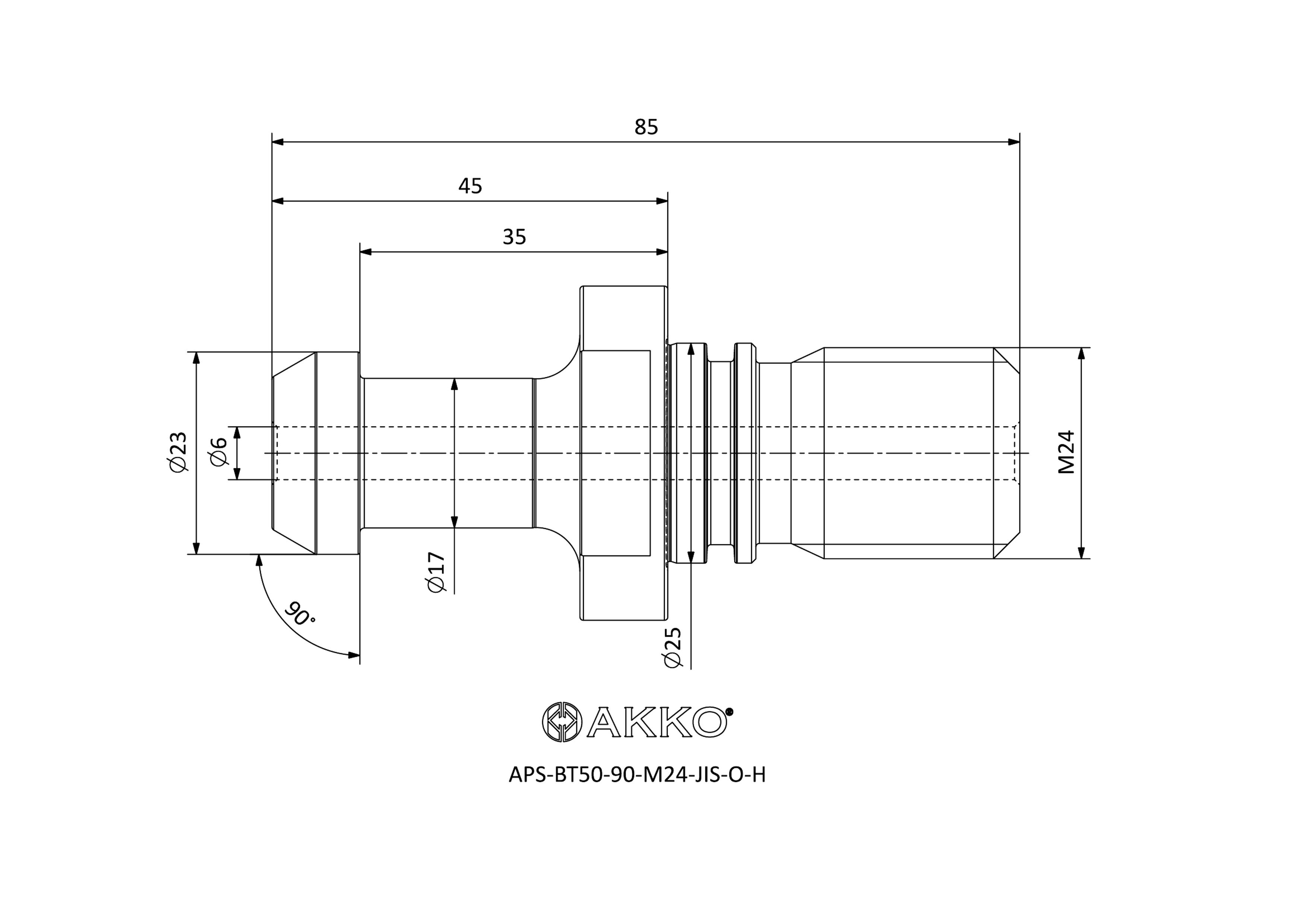 AKKO APS-BT50-90-M24-JIS-O-H — фото 3