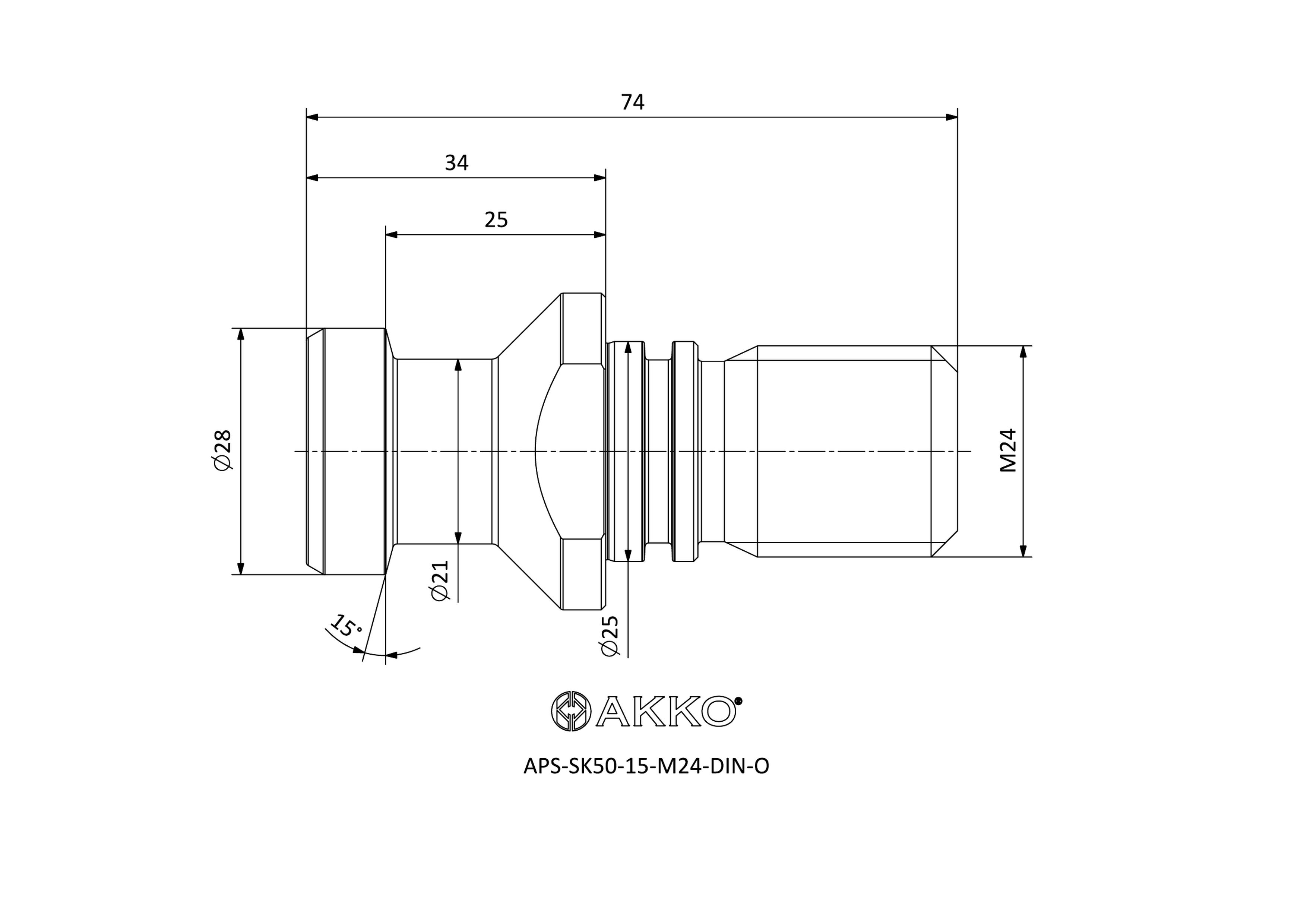 AKKO APS-SK50-15-M24-DIN-O — фото 3