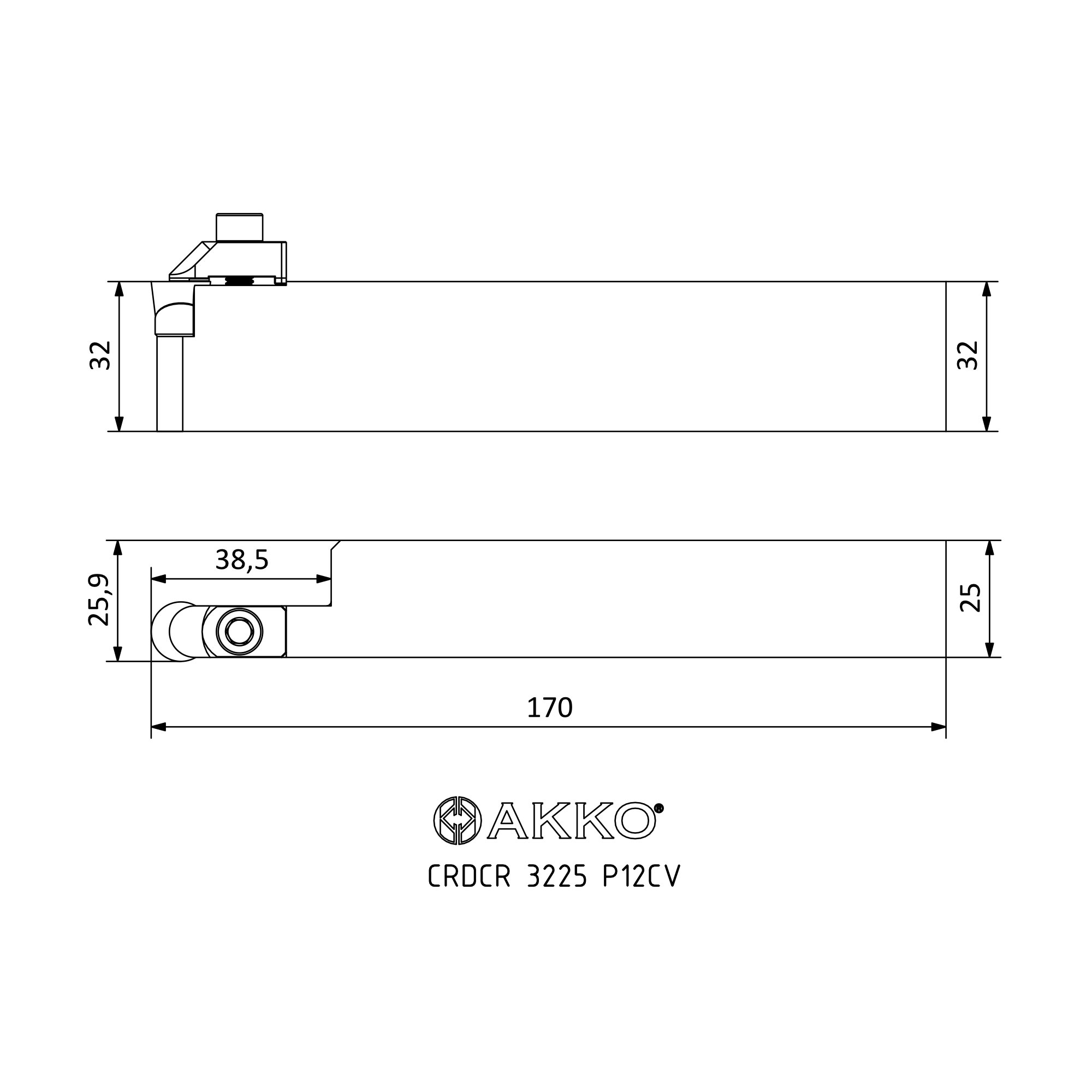 AKKO CRDCR 3225 P12CV — фото 3