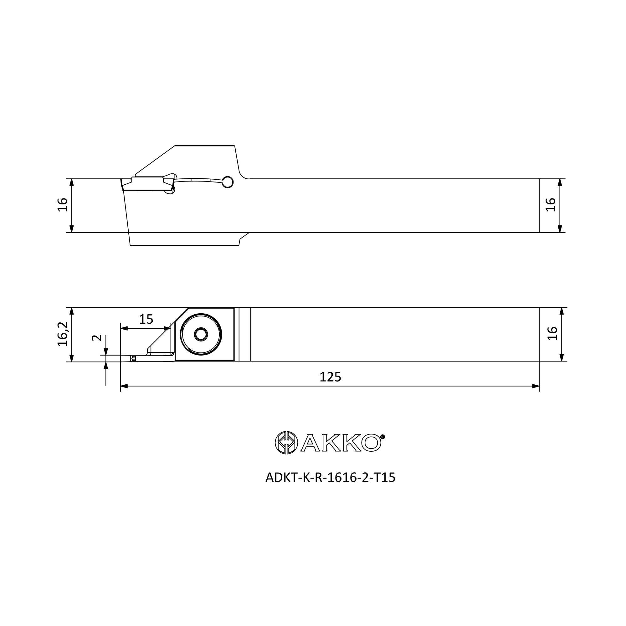 AKKO ADKT-K-R-1616-2-T15 — фото 3