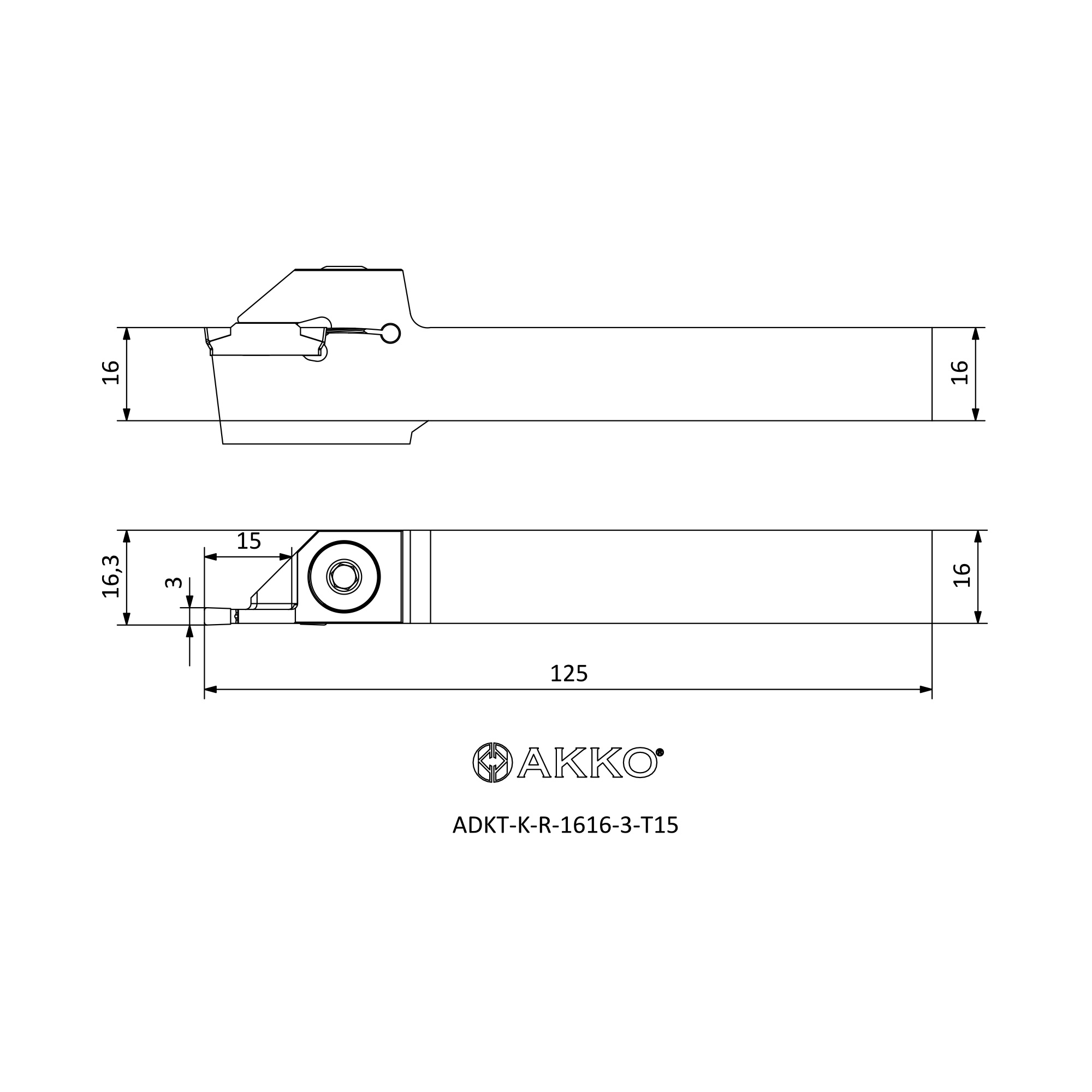 AKKO ADKT-K-R-1616-3-T15 — фото 3