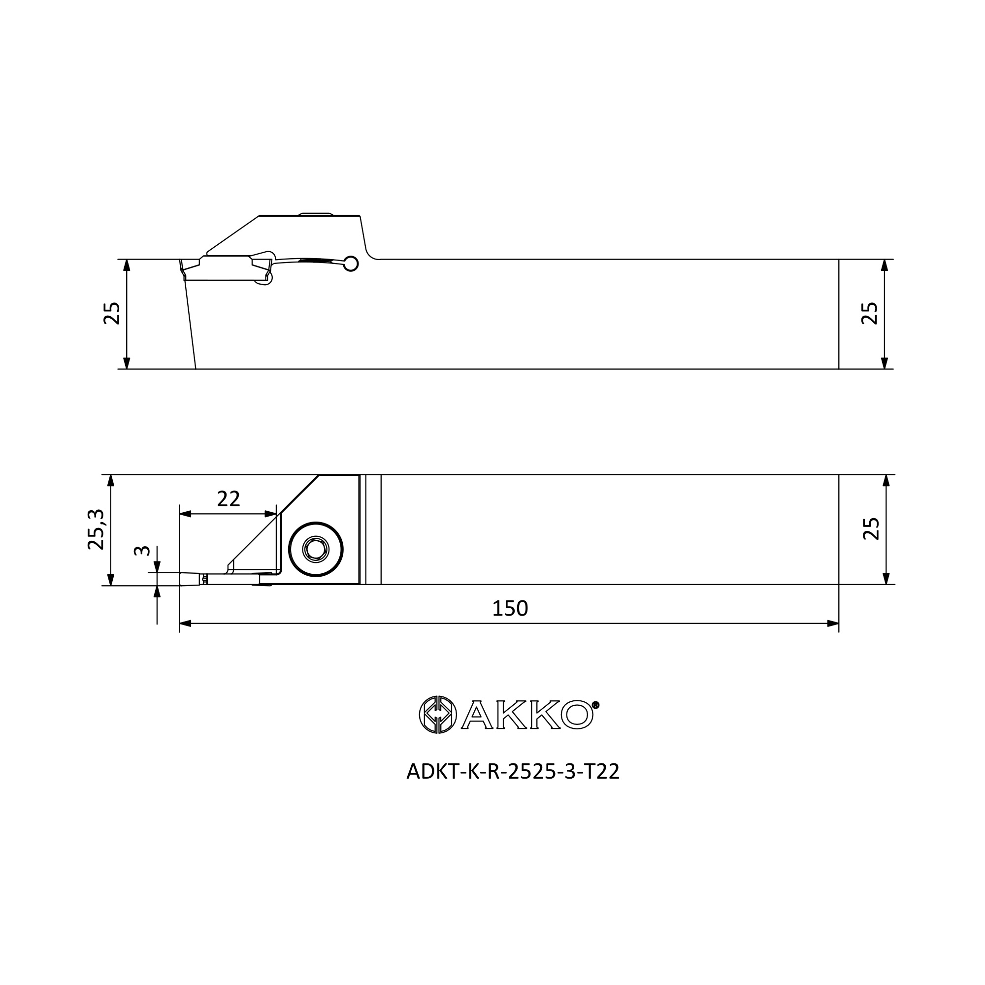 AKKO ADKT-K-R-2525-3-T22 — фото 3