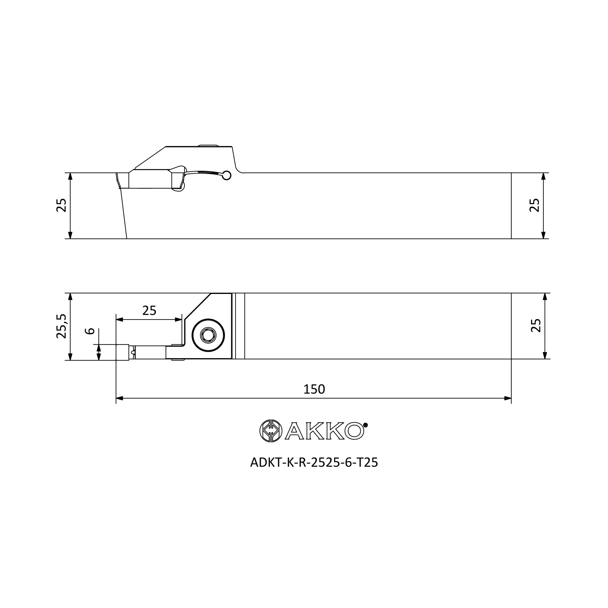 AKKO ADKT-K-R-2525-6-T25 — фото 3