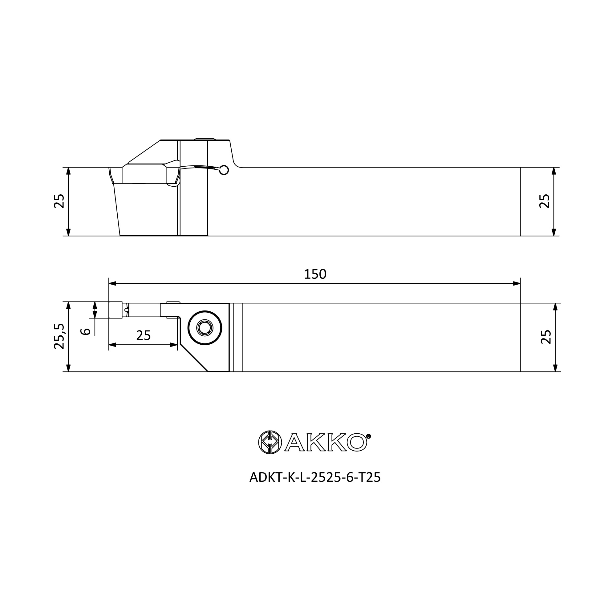 AKKO ADKT-K-L-2525-6-T25 — фото 3