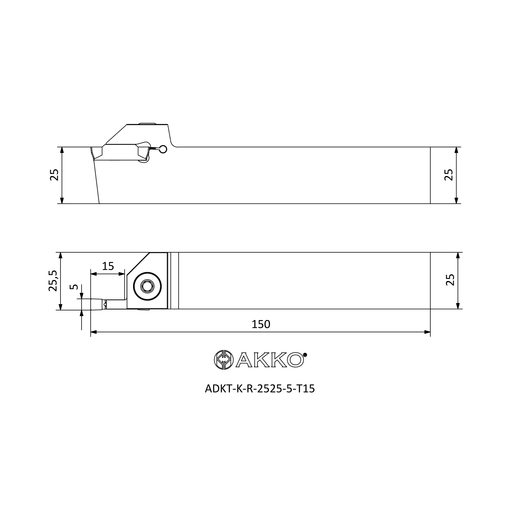 AKKO ADKT-K-R-2525-5-T15 — фото 3