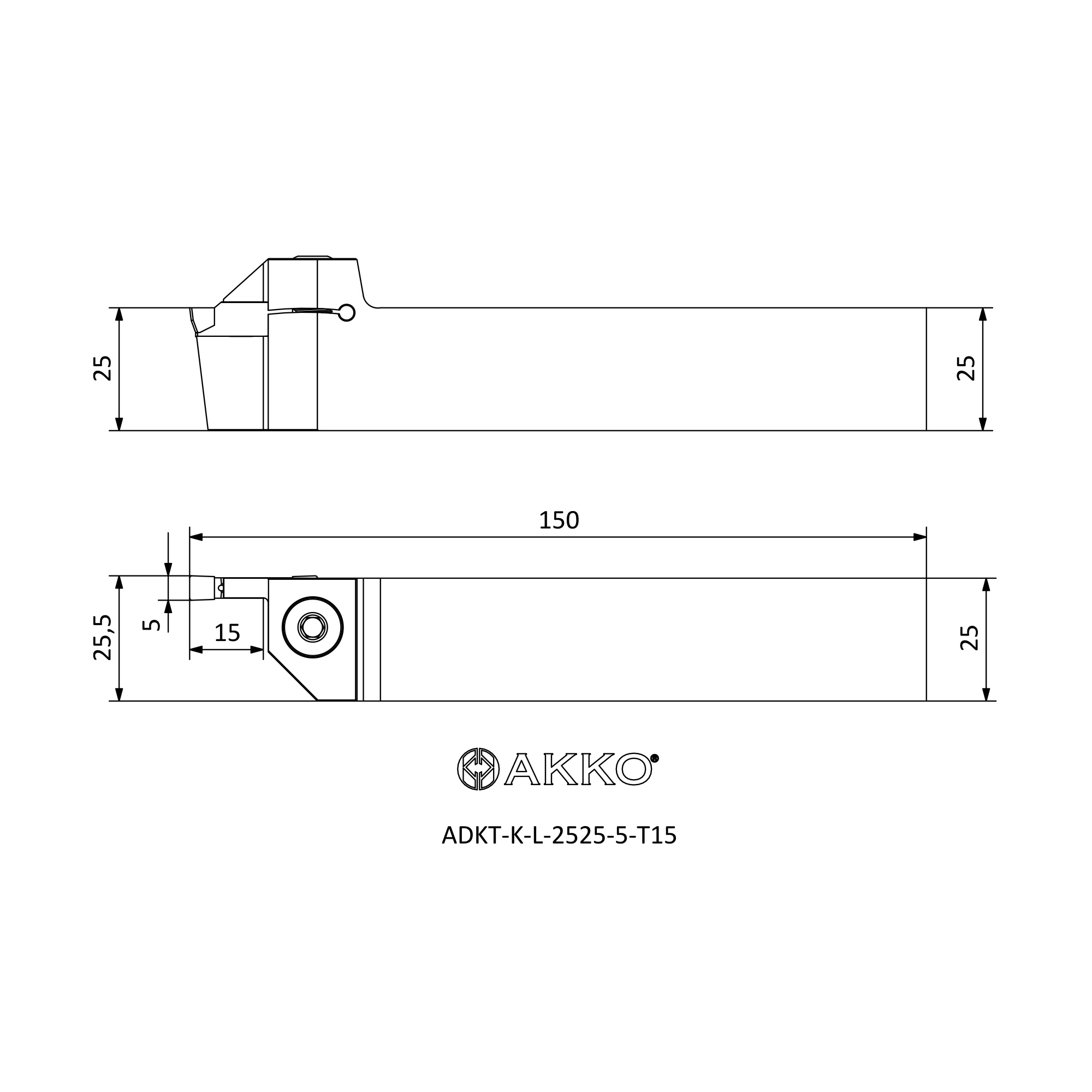 AKKO ADKT-K-L-2525-5-T15 — фото 3