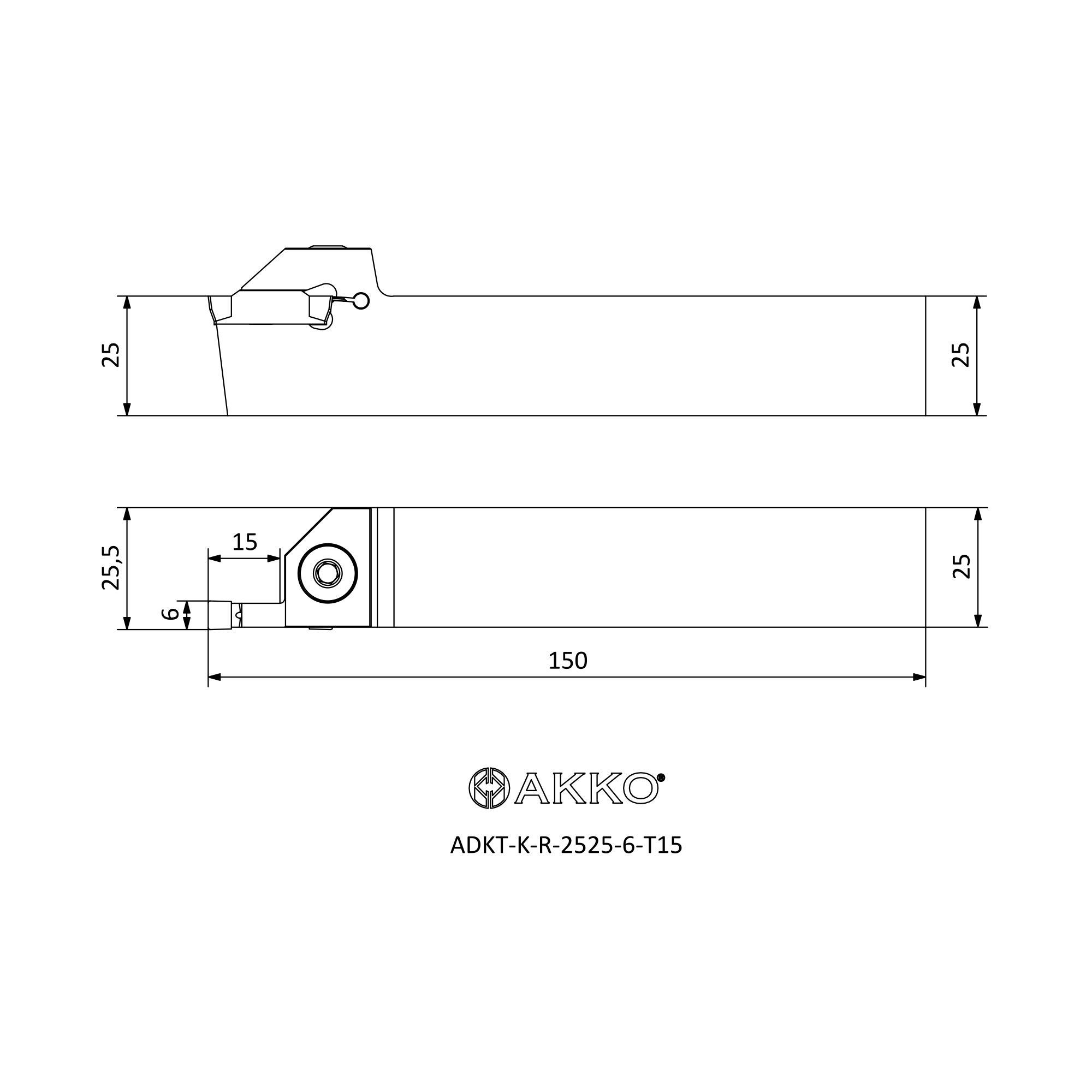 AKKO ADKT-K-R-2525-6-T15 — фото 3