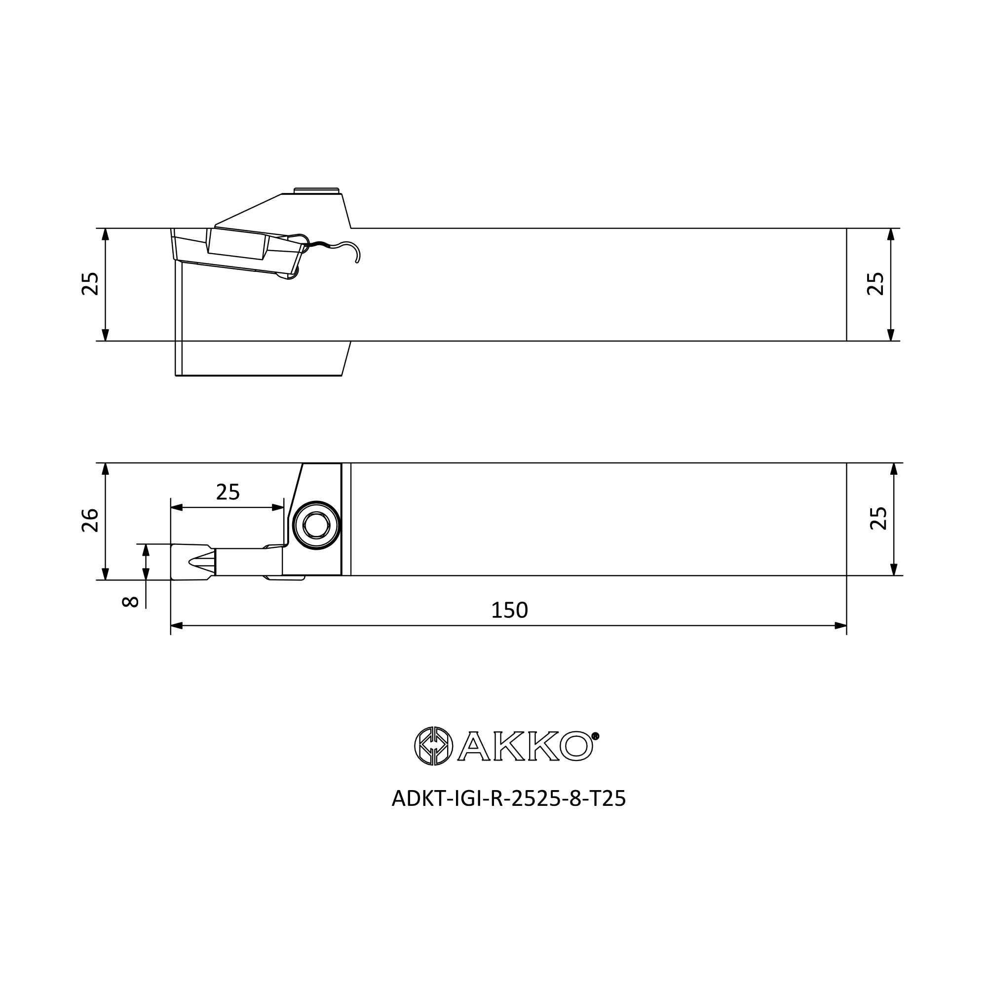 AKKO ADKT-IGI-R-2525-8-T25 — фото 3