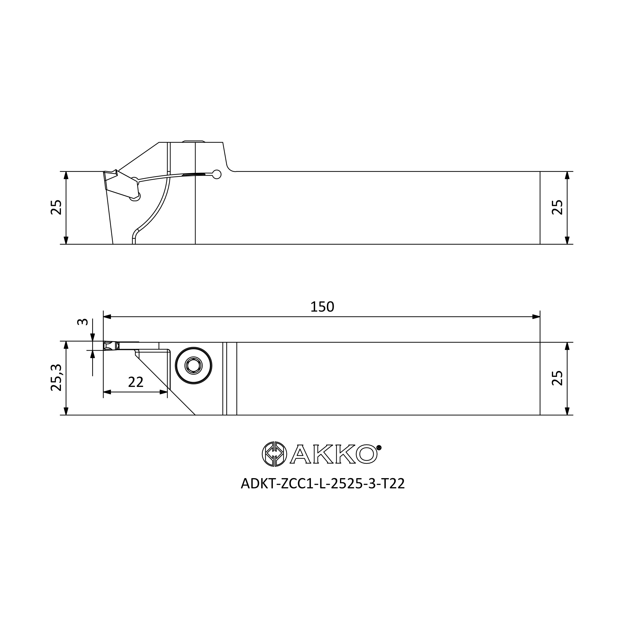 AKKO ADKT-ZCC1-L-2525-3-T22 — фото 3