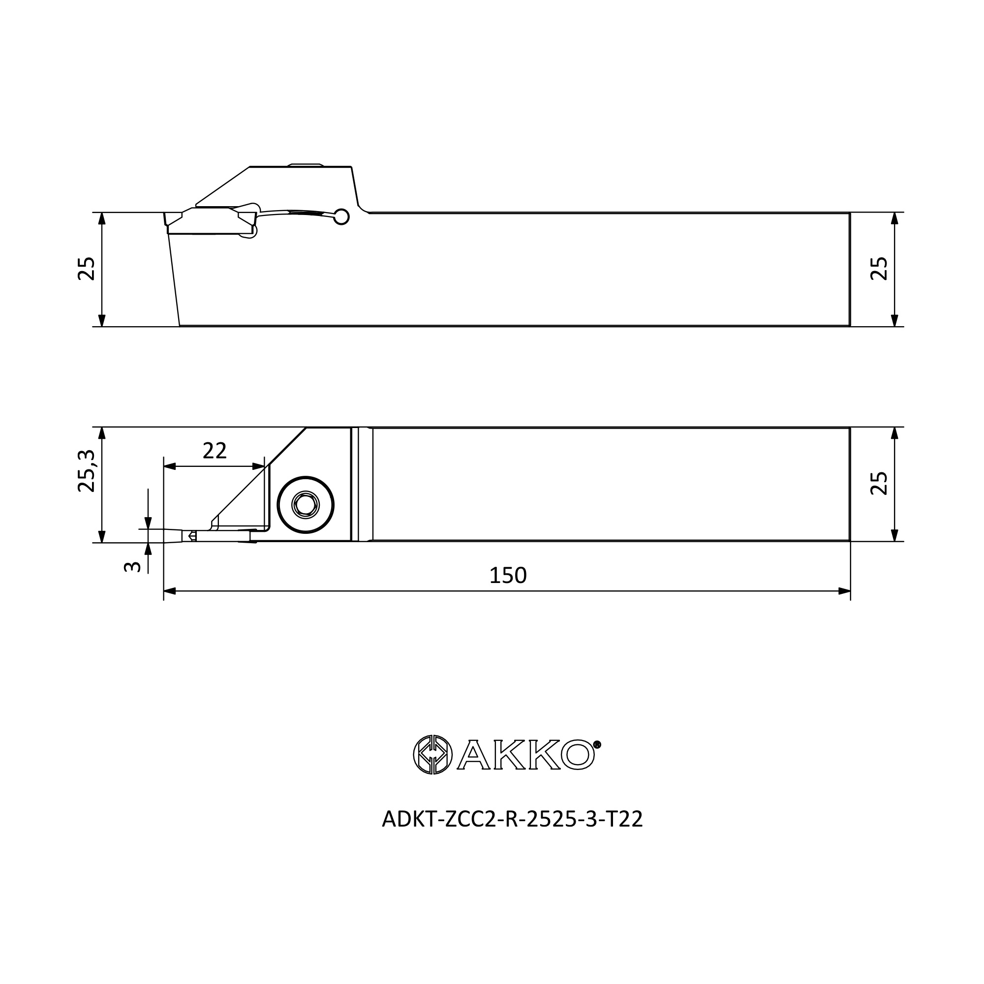 AKKO ADKT-ZCC2-R-2525-3-T22 — фото 3