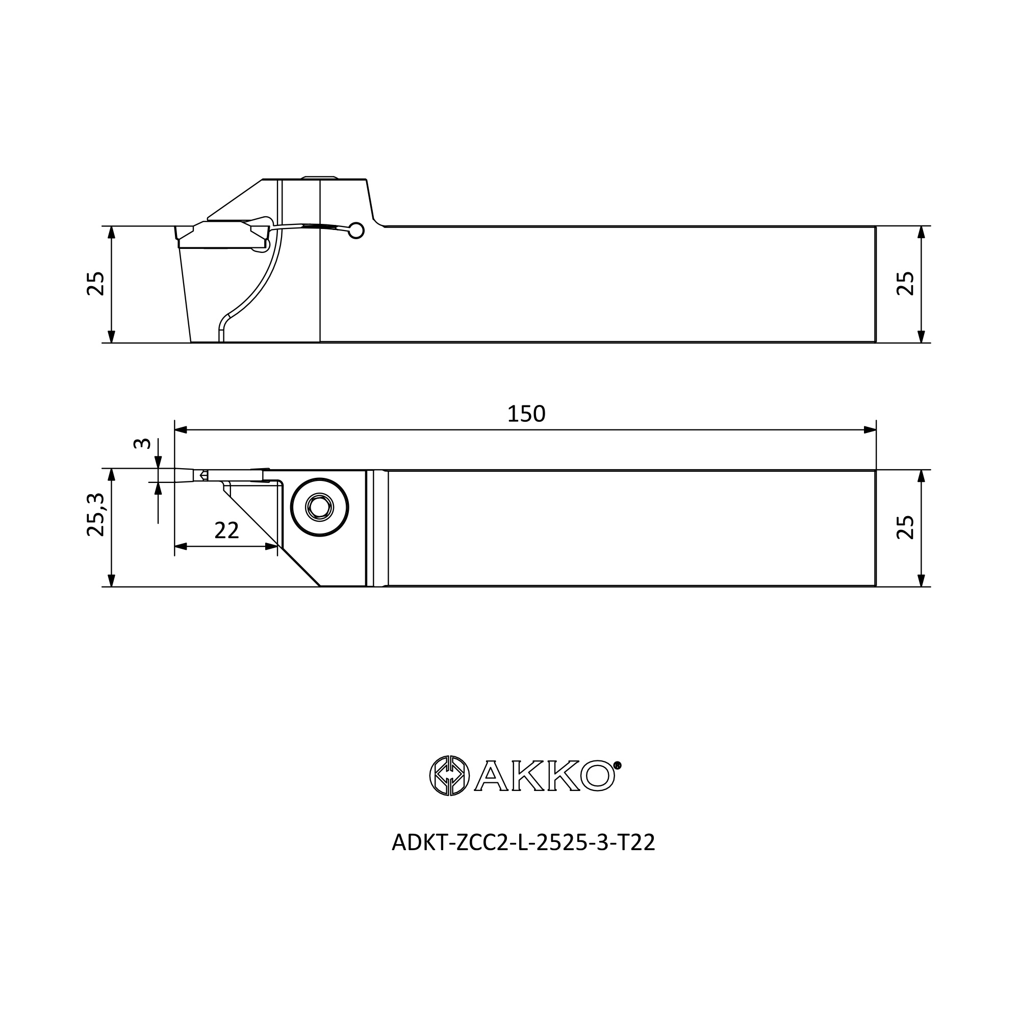 AKKO ADKT-ZCC2-L-2525-3-T22 — фото 3