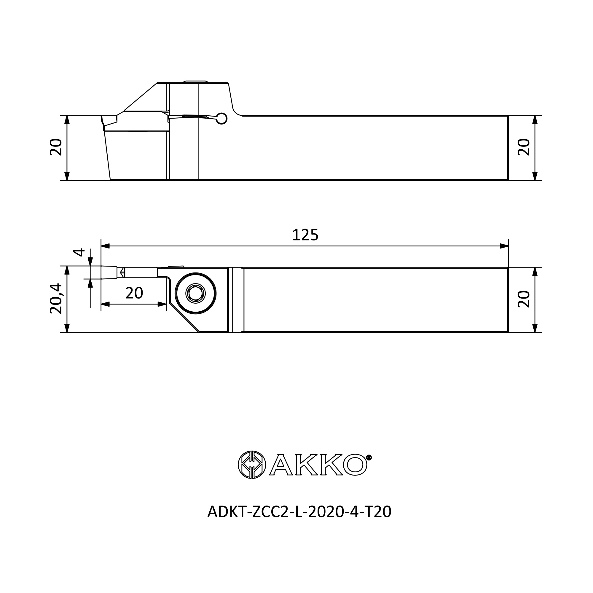 AKKO ADKT-ZCC2-L-2020-4-T20 — фото 3