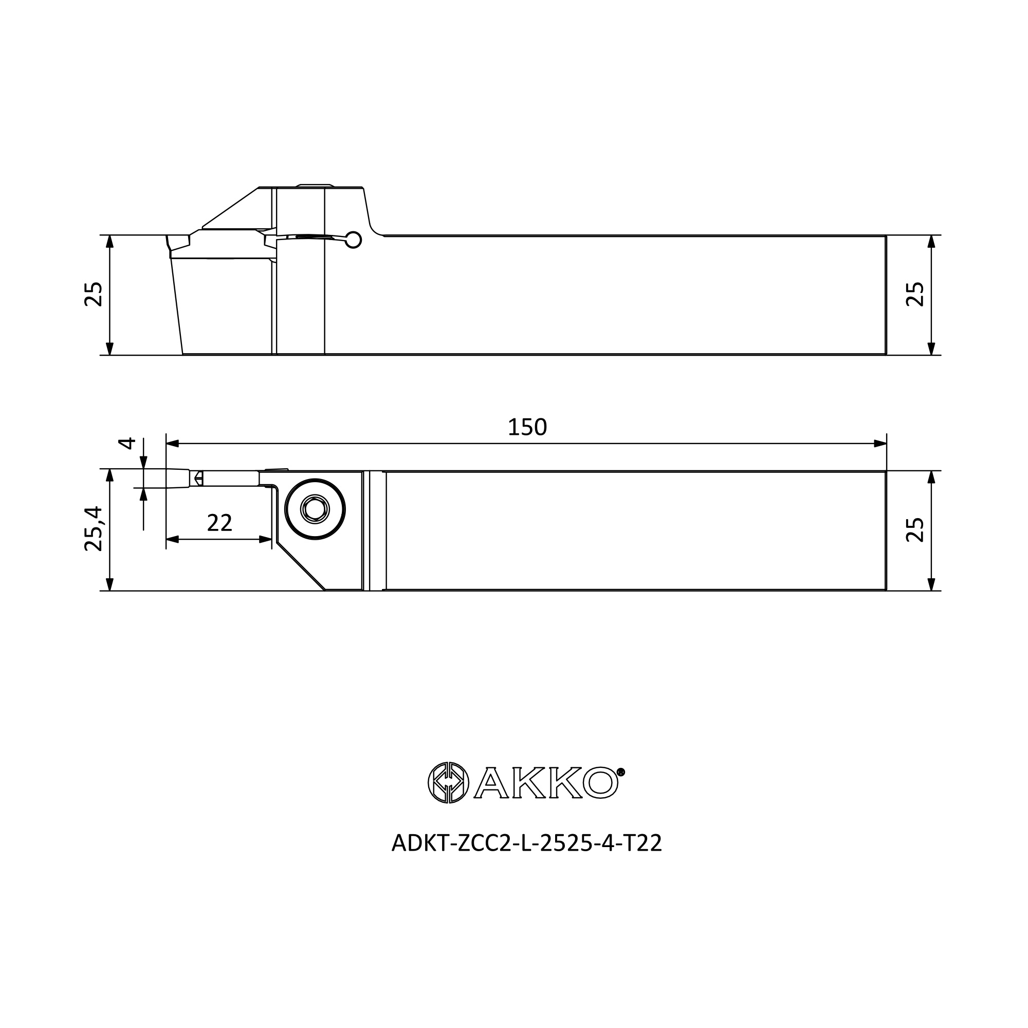AKKO ADKT-ZCC2-L-2525-4-T22 — фото 3