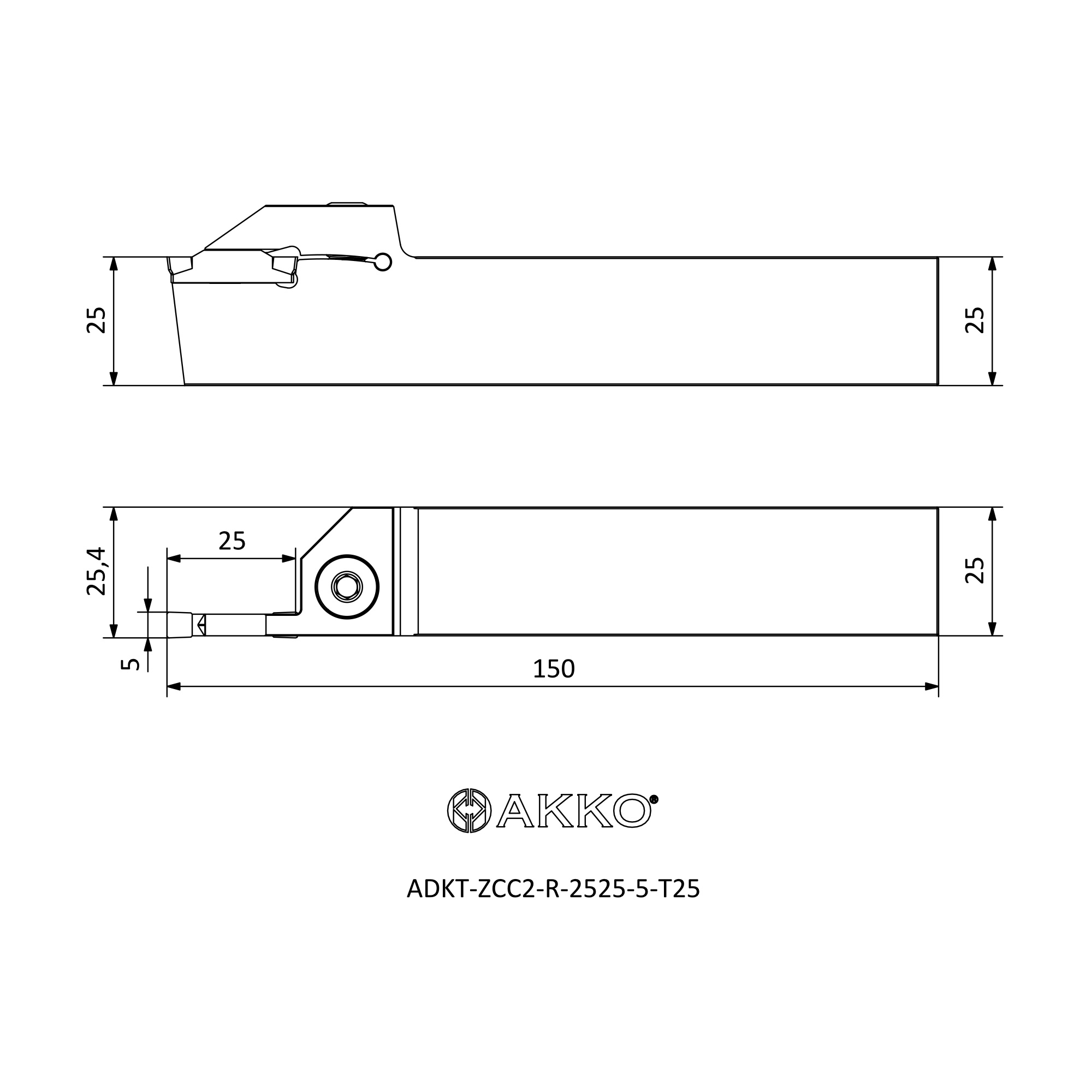 AKKO ADKT-ZCC2-R-2525-5-T25 — фото 3