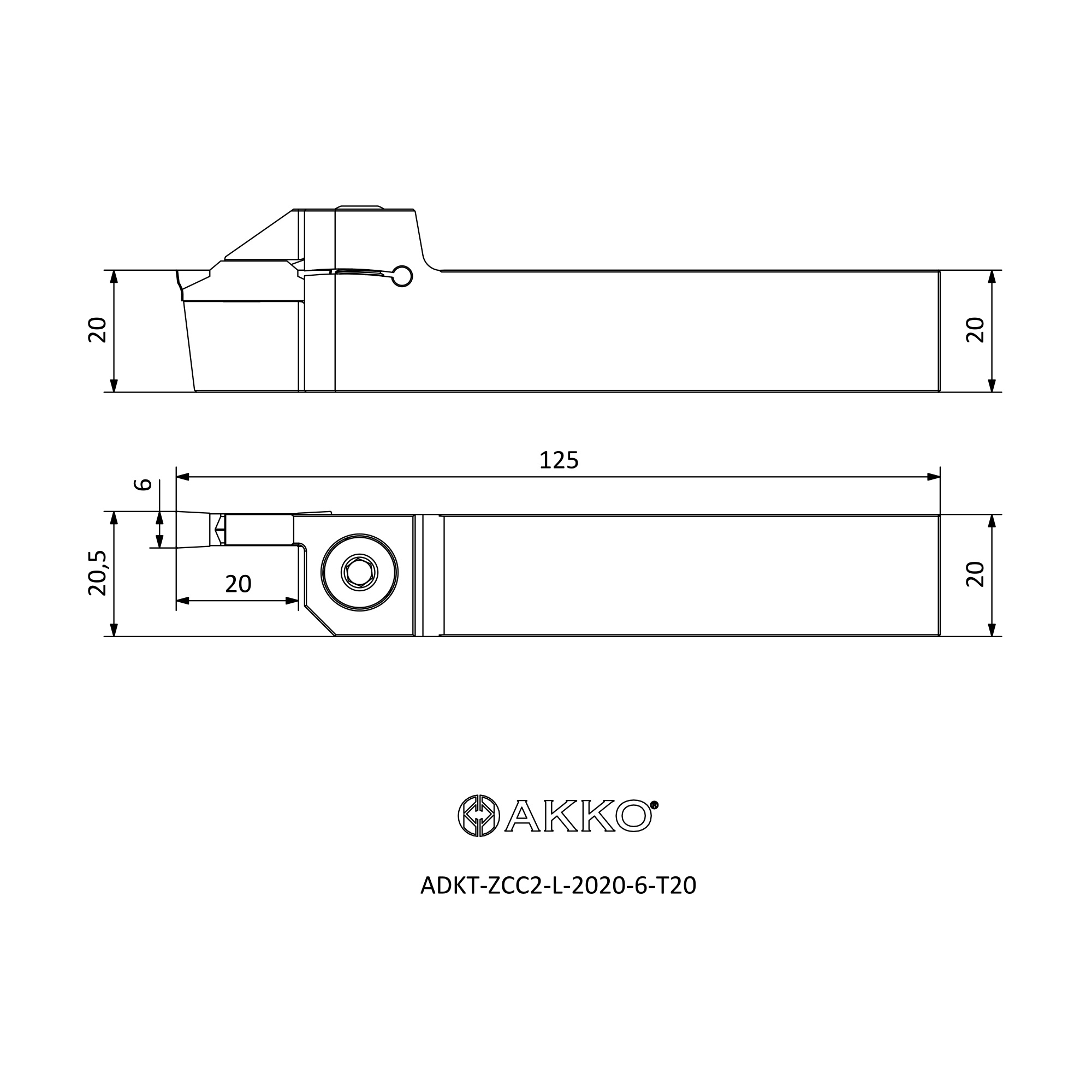 AKKO ADKT-ZCC2-L-2020-6-T20 — фото 3