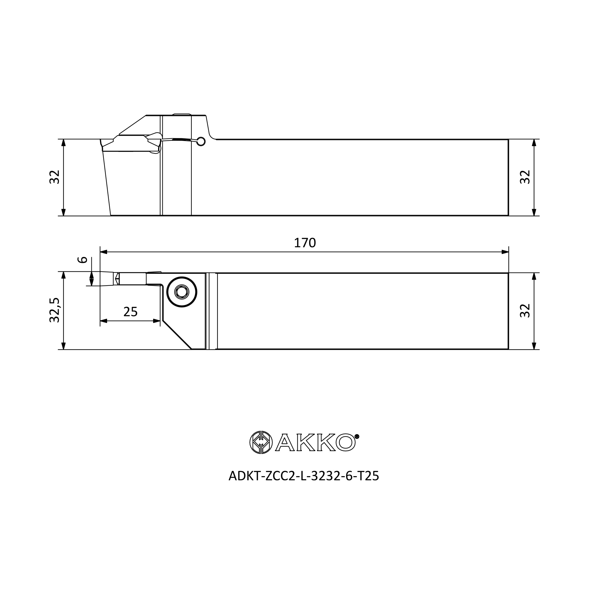 AKKO ADKT-ZCC2-L-3232-6-T25 — фото 3