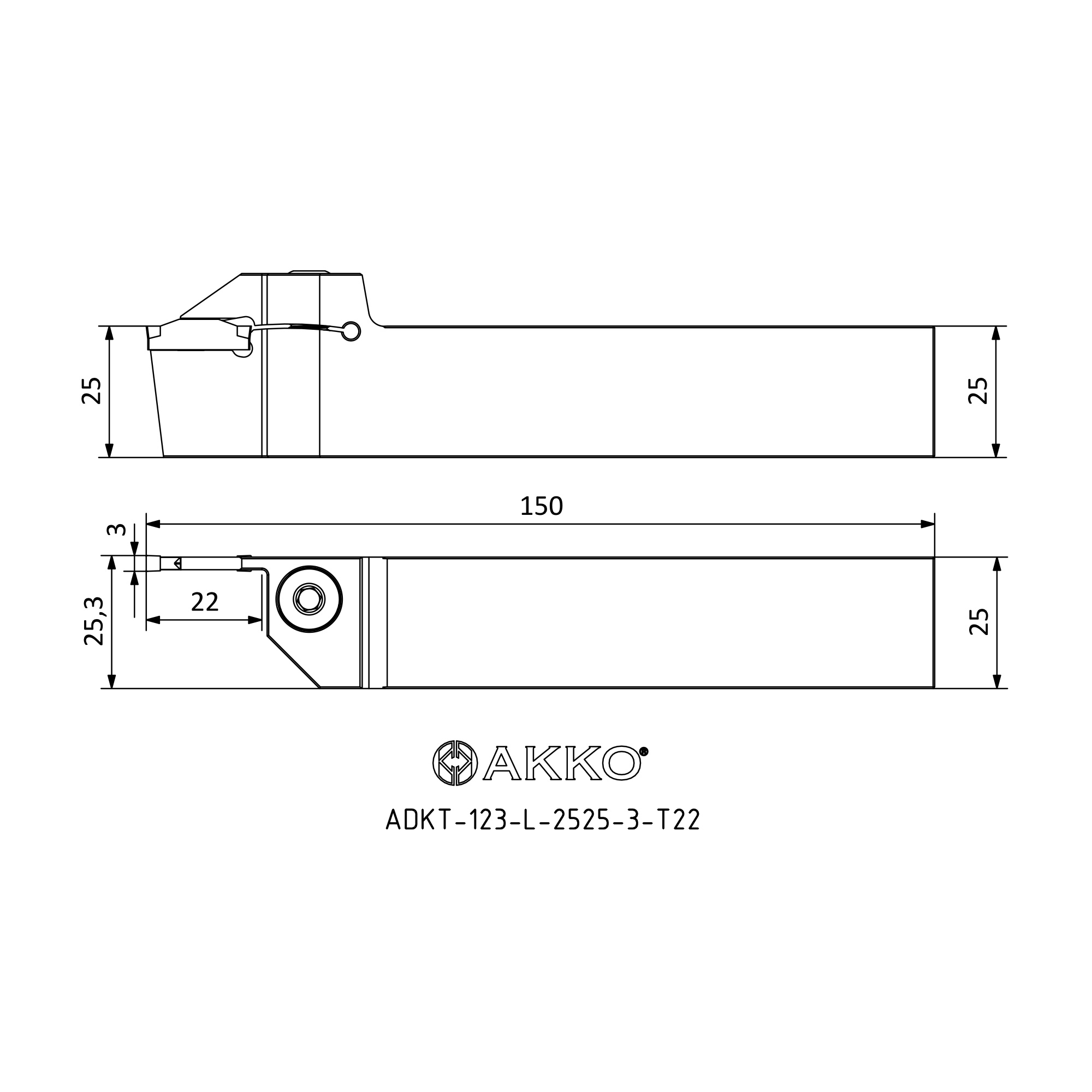 AKKO ADKT-123-L-2525-3-T22 — фото 3