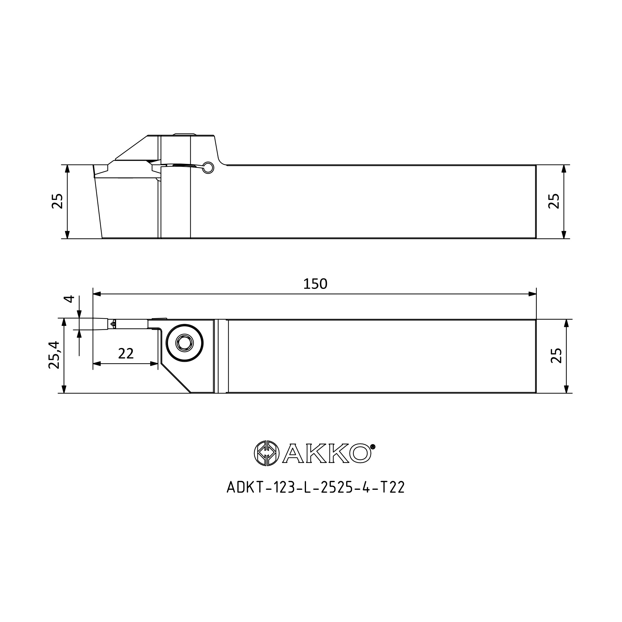AKKO ADKT-123-L-2525-4-T22 — фото 3