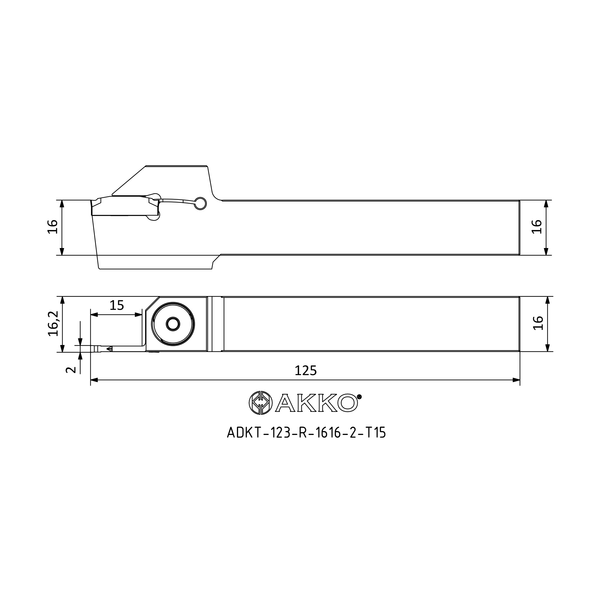 AKKO ADKT-123-R-1616-2-T15 — фото 3