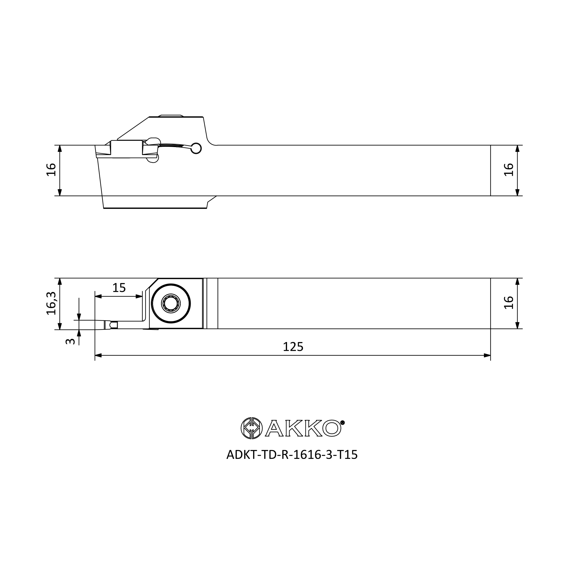 AKKO ADKT-TD-R-1616-3-T15 — фото 3