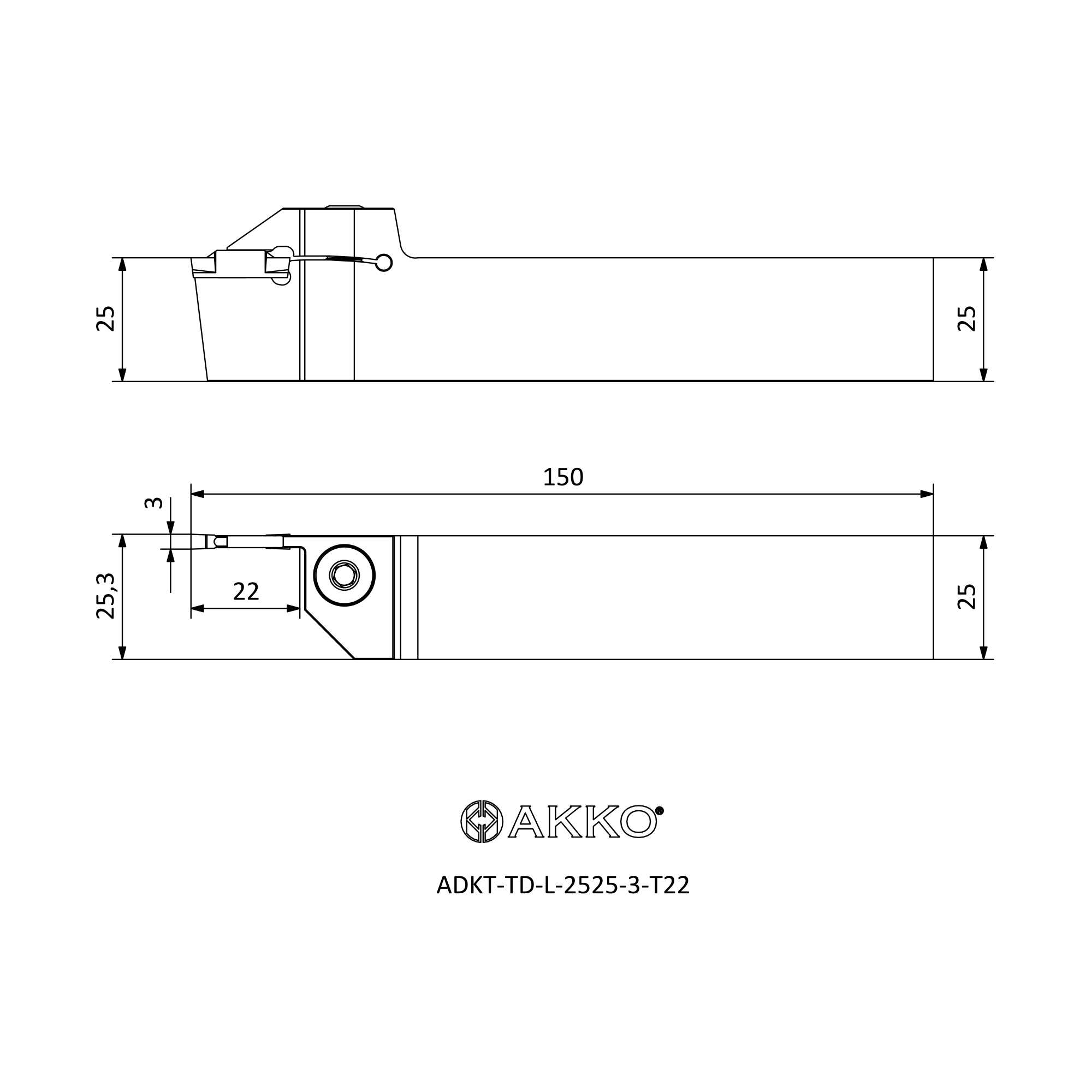AKKO ADKT-TD-L-2525-3-T22 — фото 3