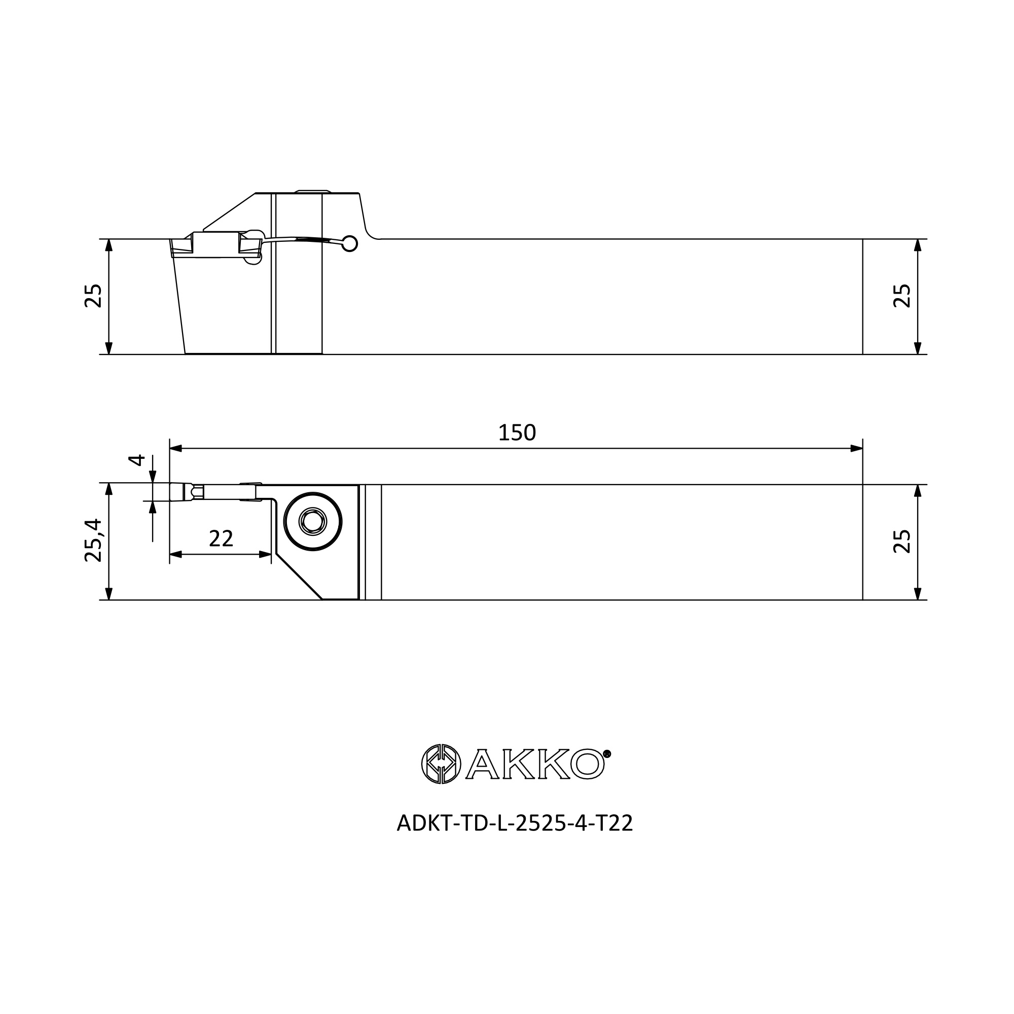 AKKO ADKT-TD-L-2525-4-T22 — фото 3