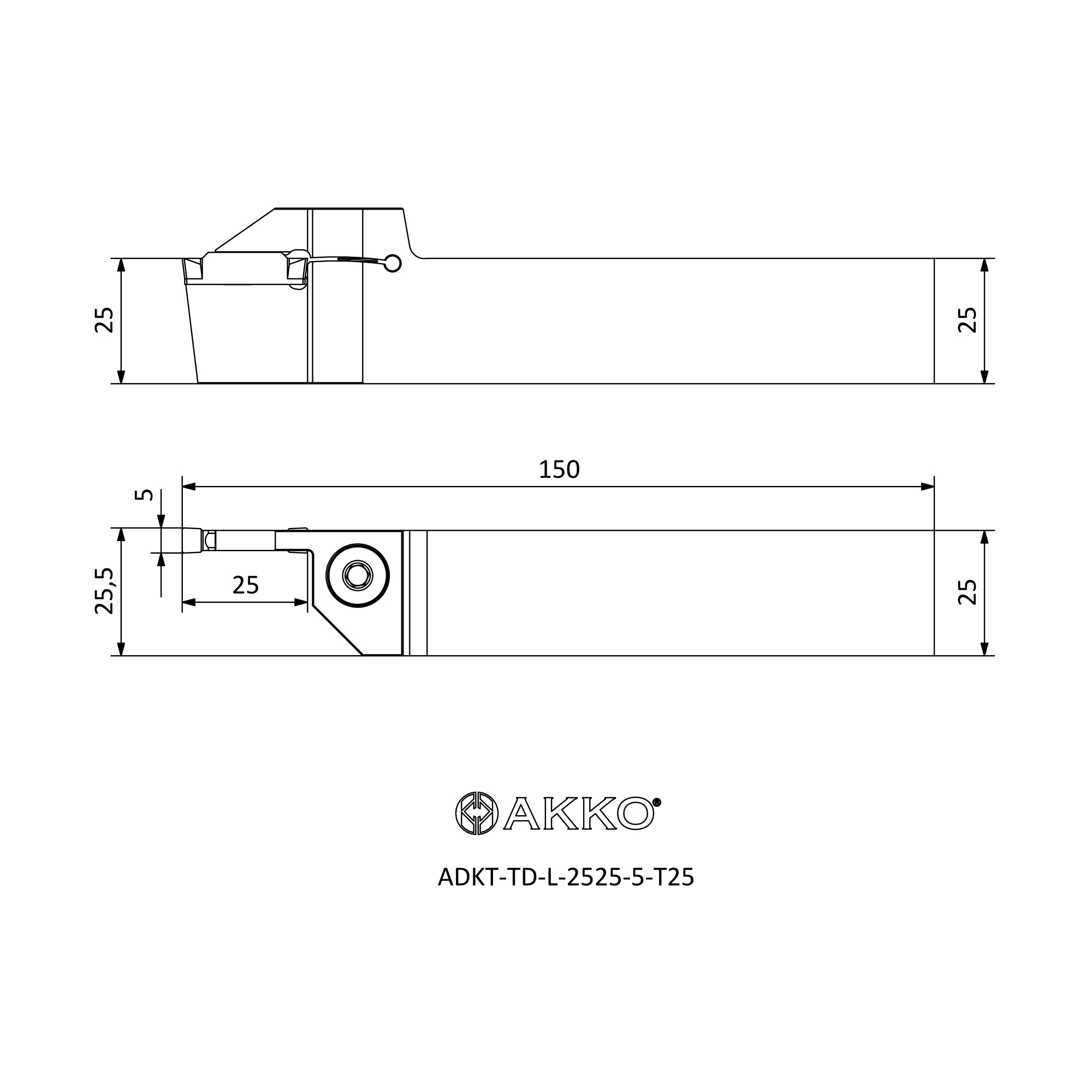 AKKO ADKT-TD-L-2525-5-T25 — фото 3