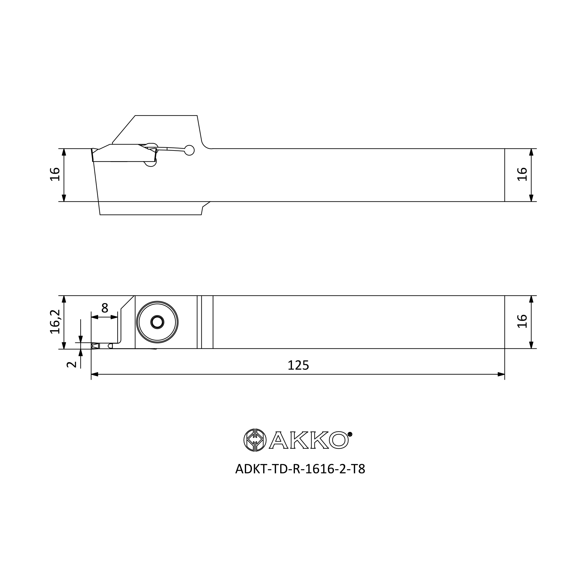 AKKO ADKT-TD-R-1616-2-T8 — фото 3