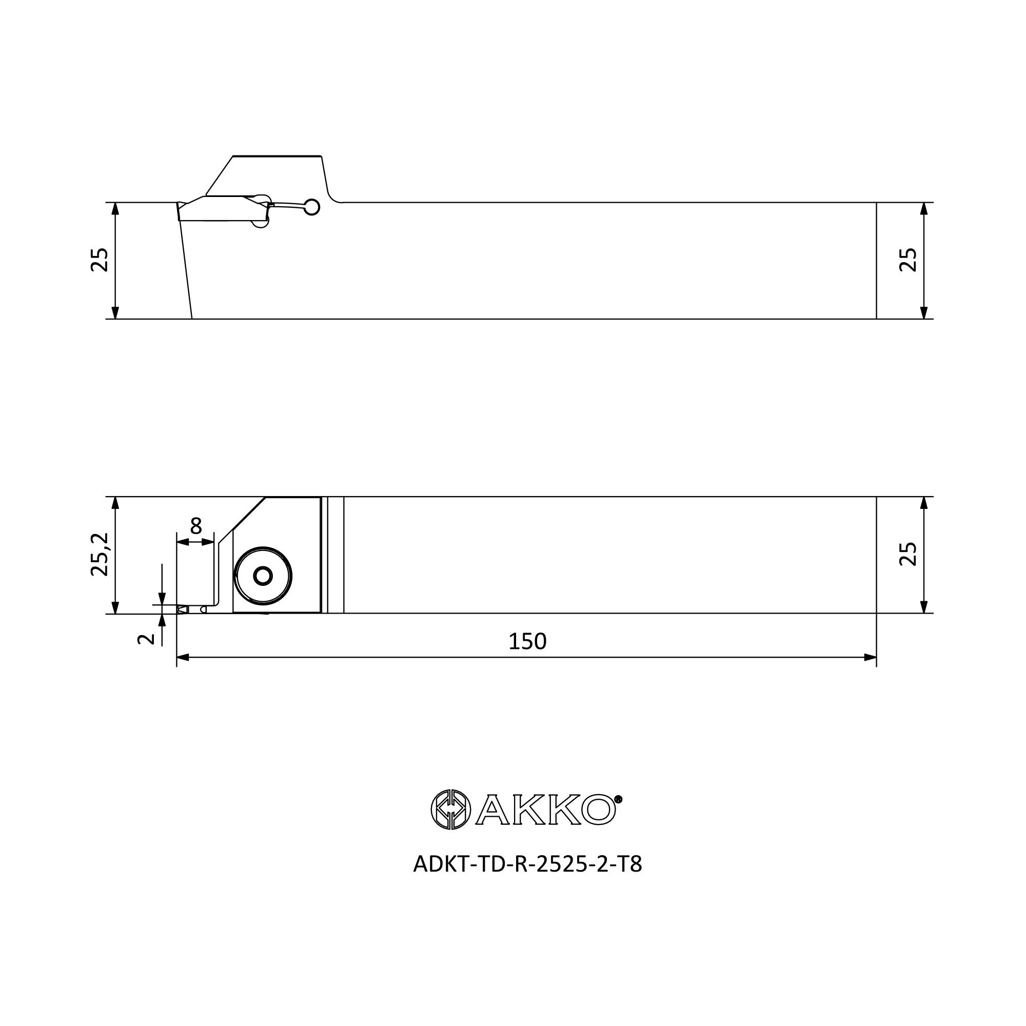 AKKO ADKT-TD-R-2525-2-T8 — фото 3