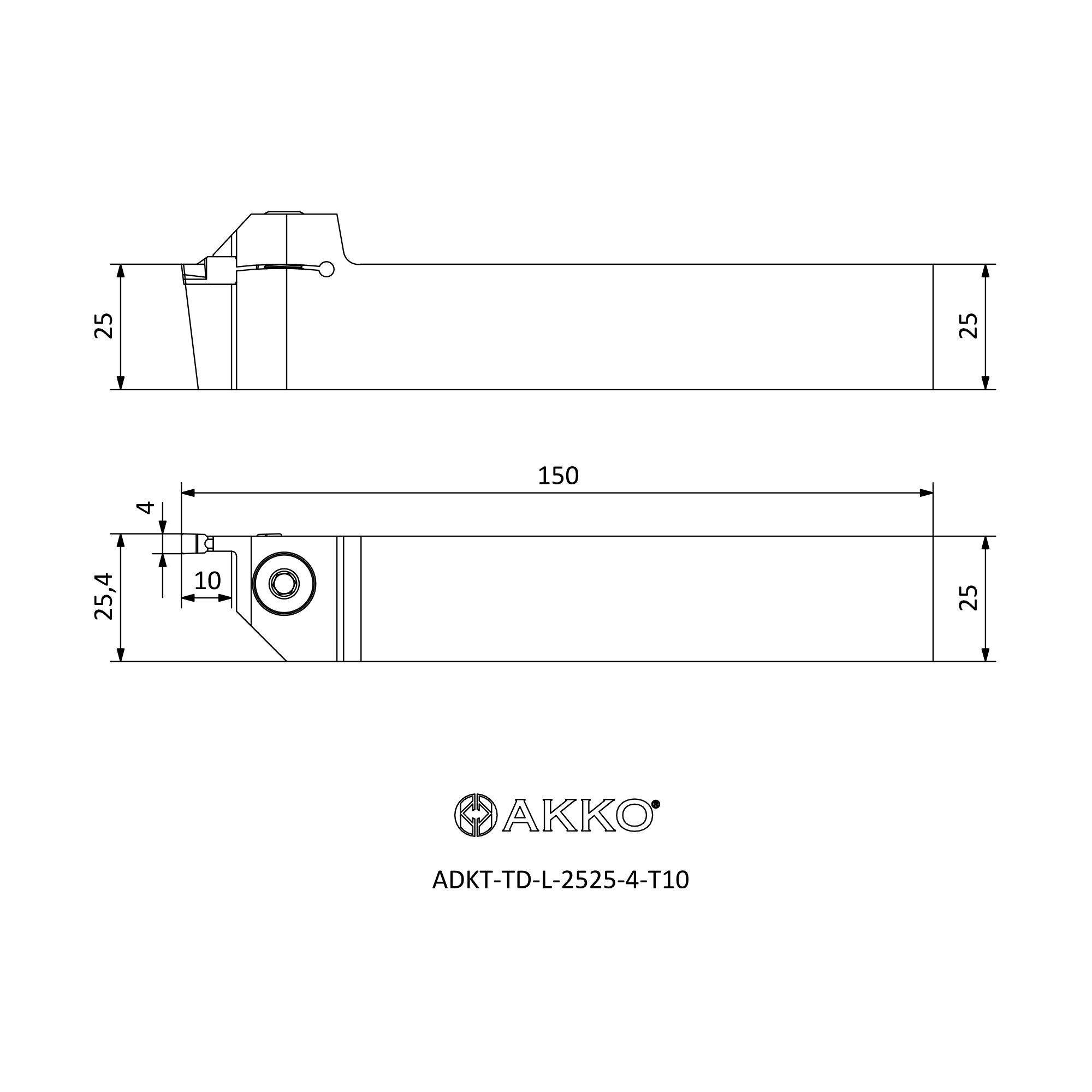 AKKO ADKT-TD-L-2525-4-T10 — фото 3