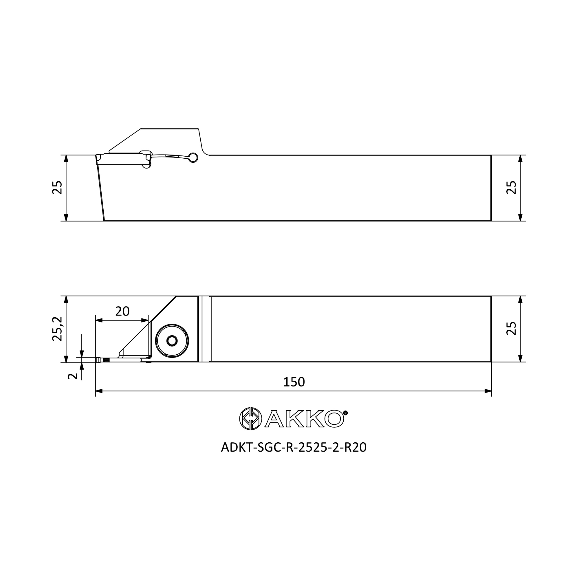 AKKO ADKT-SGC-R-2525-2-R20 — фото 3