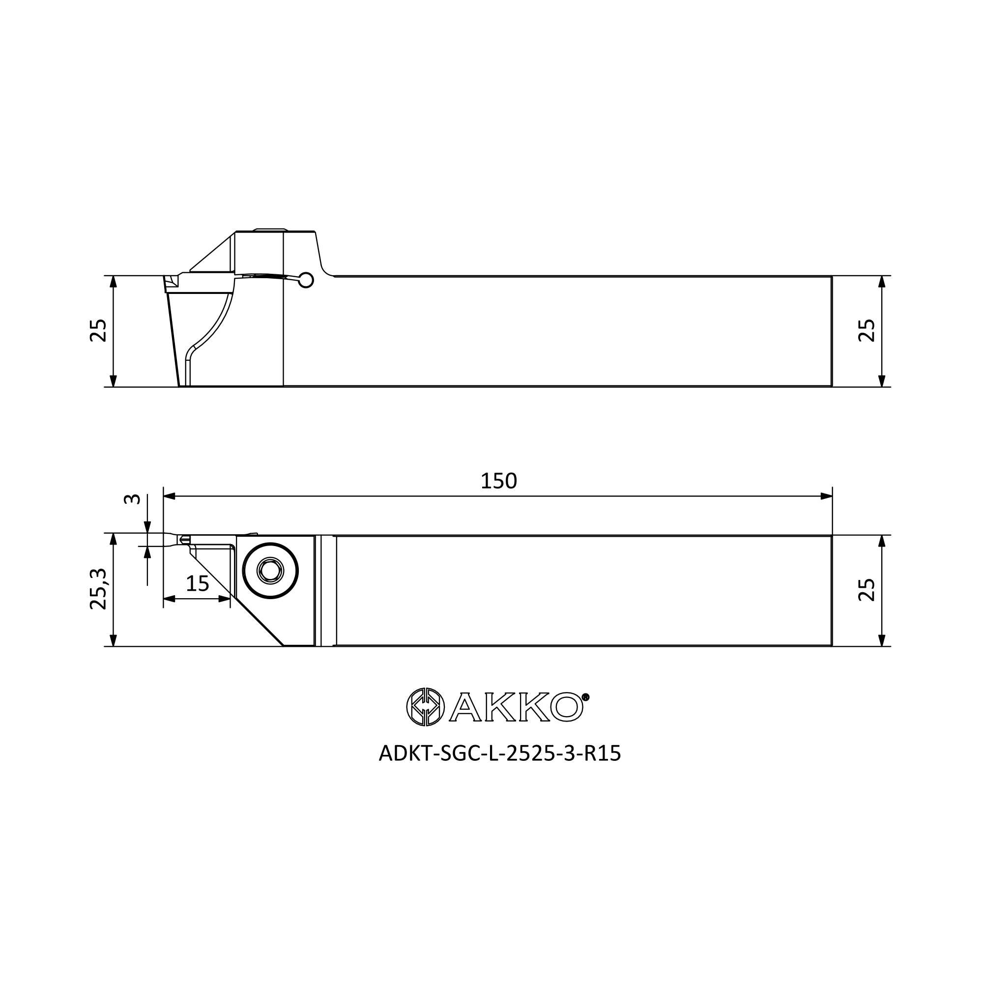 AKKO ADKT-SGC-L-2525-3-R15 — фото 3
