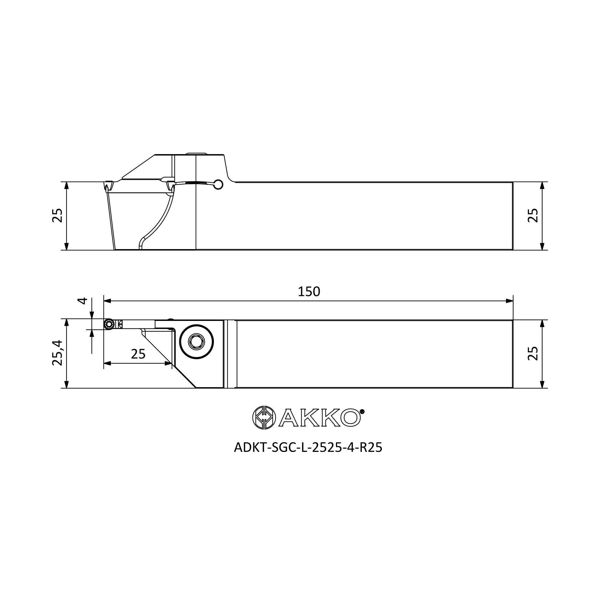 AKKO ADKT-SGC-L-2525-4-R25 — фото 3