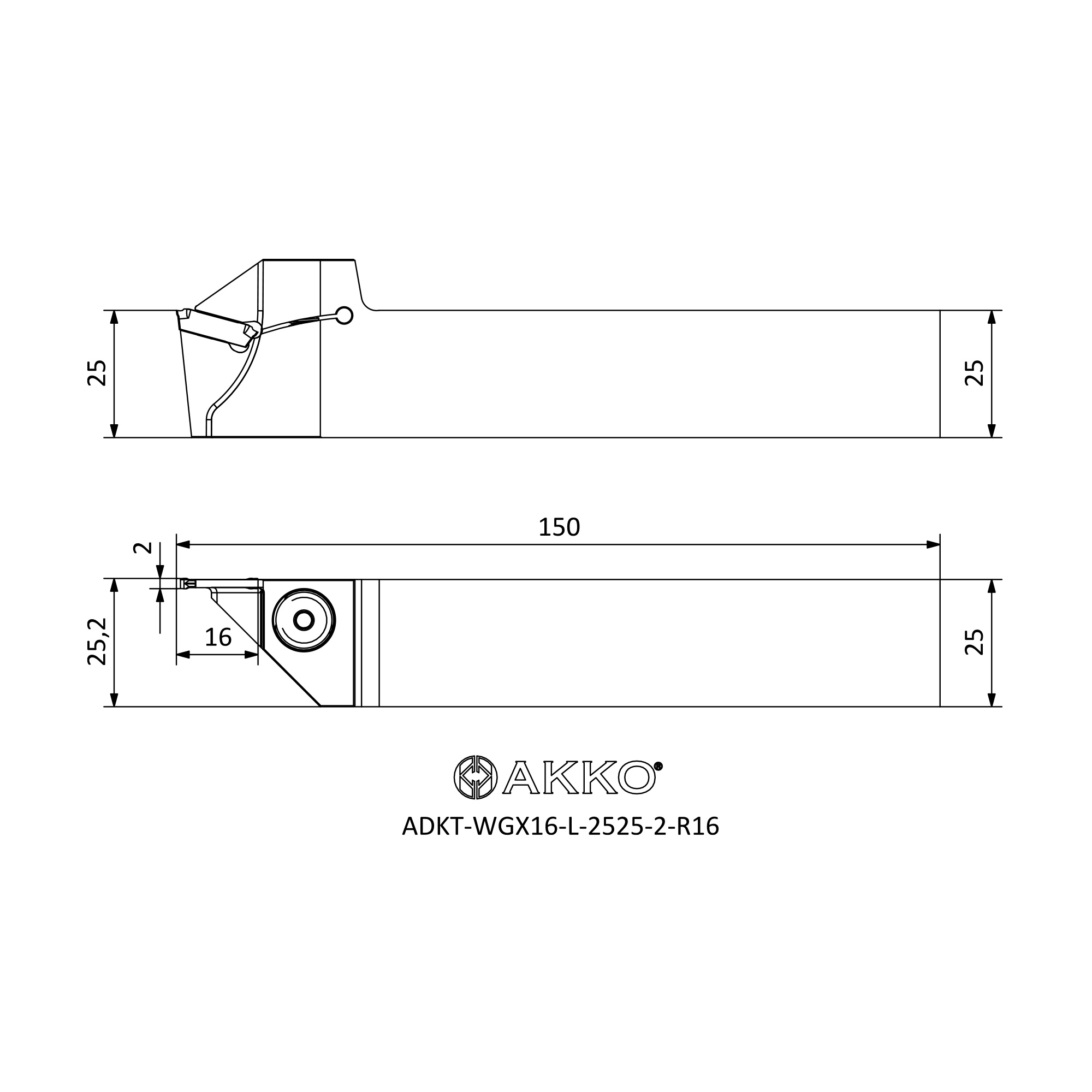 AKKO ADKT-WGX16-L-2525-2-R16 — фото 3