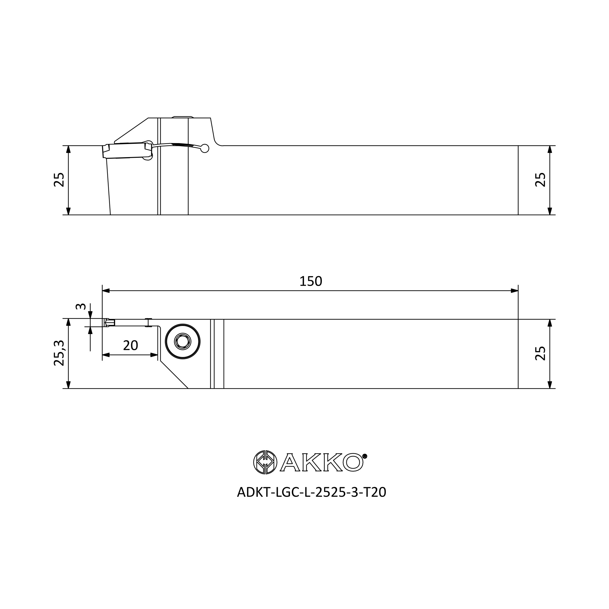AKKO ADKT-LGC-L-2525-3-T20 — фото 3