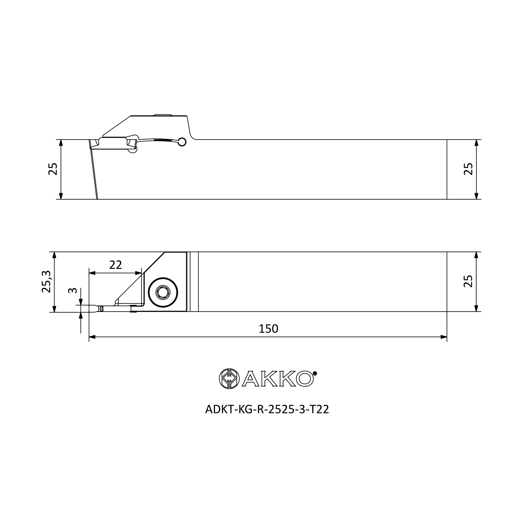 AKKO ADKT-KG-R-2525-3-T22 — фото 3