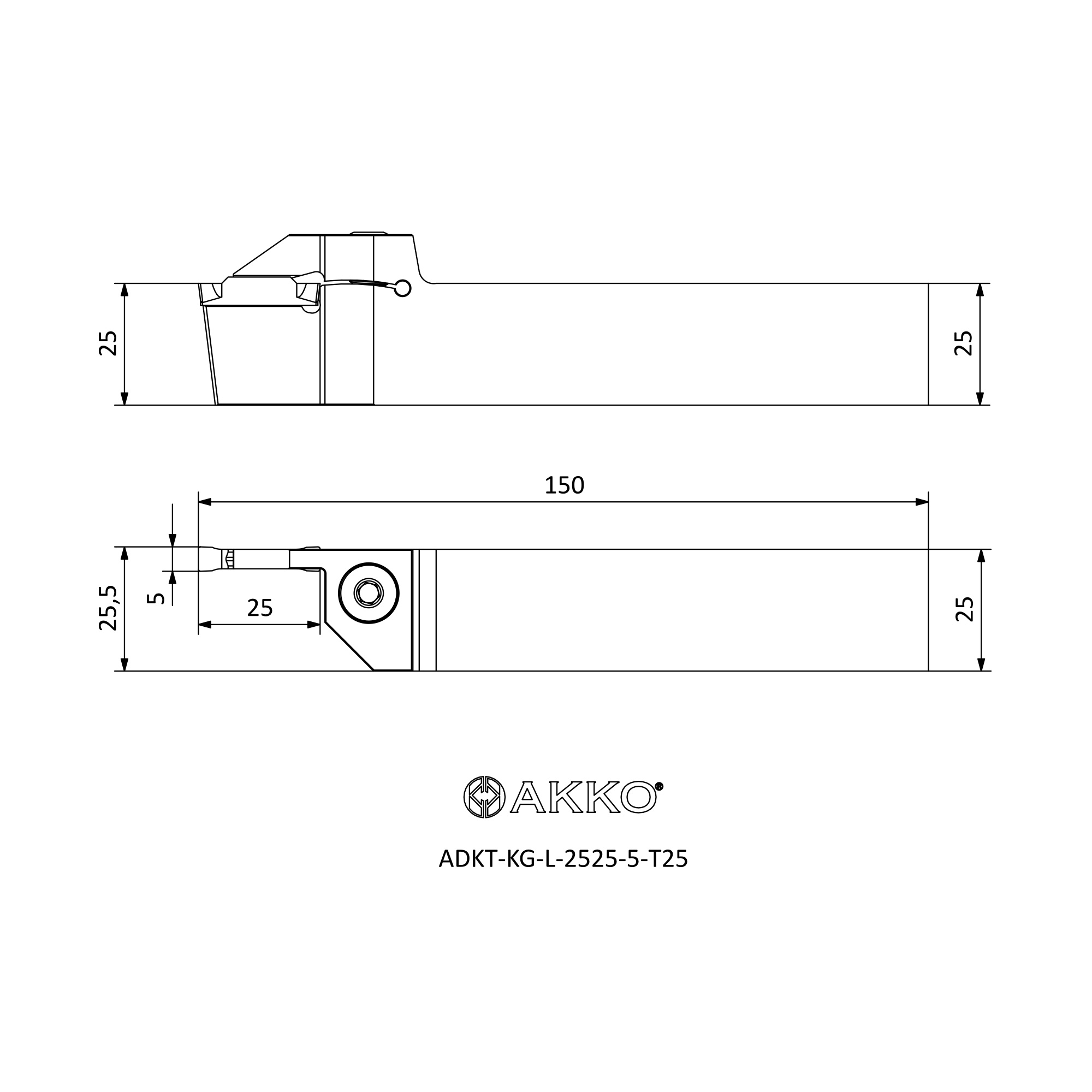 AKKO ADKT-KG-L-2525-5-T25 — фото 3