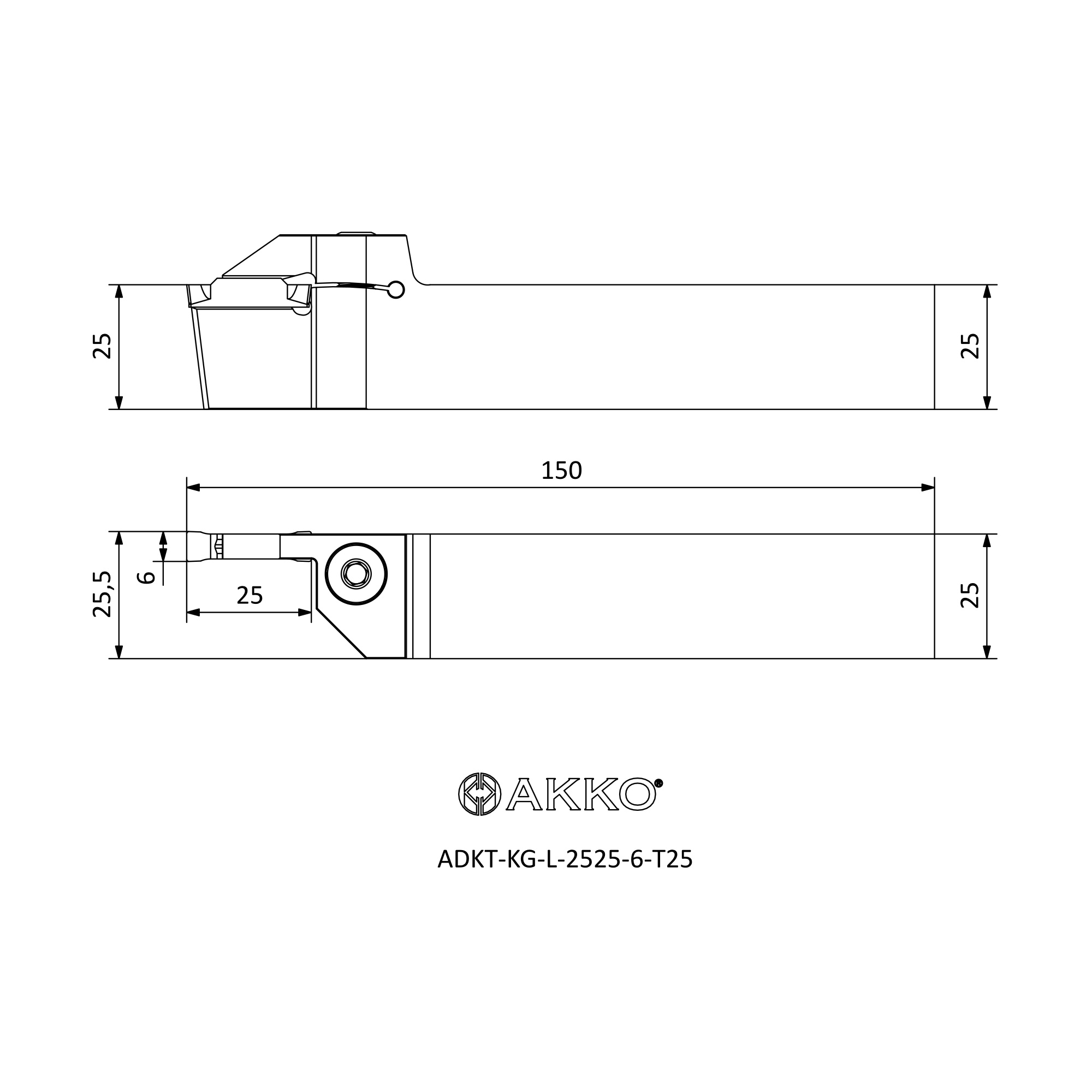 AKKO ADKT-KG-L-2525-6-T25 — фото 3