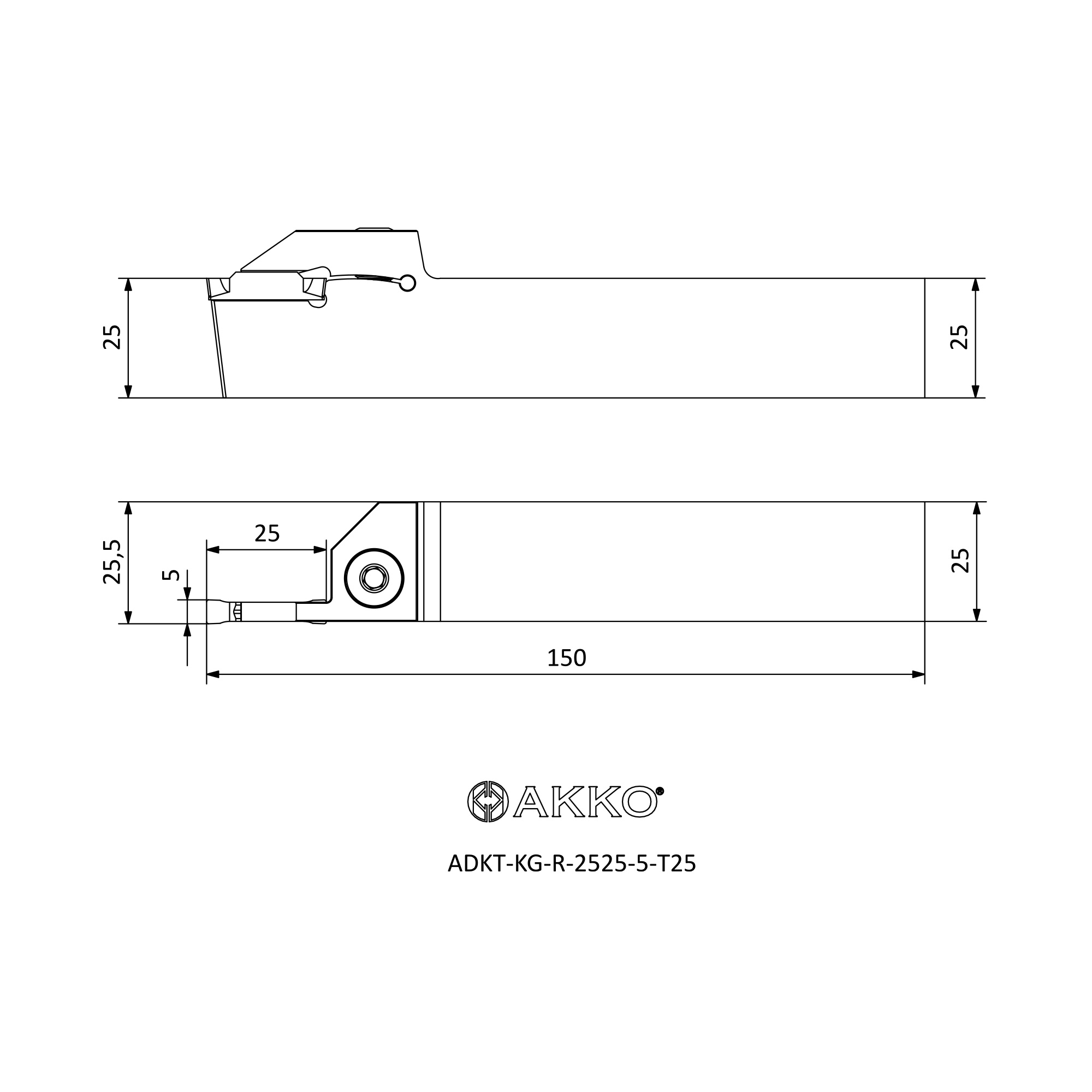 AKKO ADKT-KG-R-2525-5-T25 — фото 3