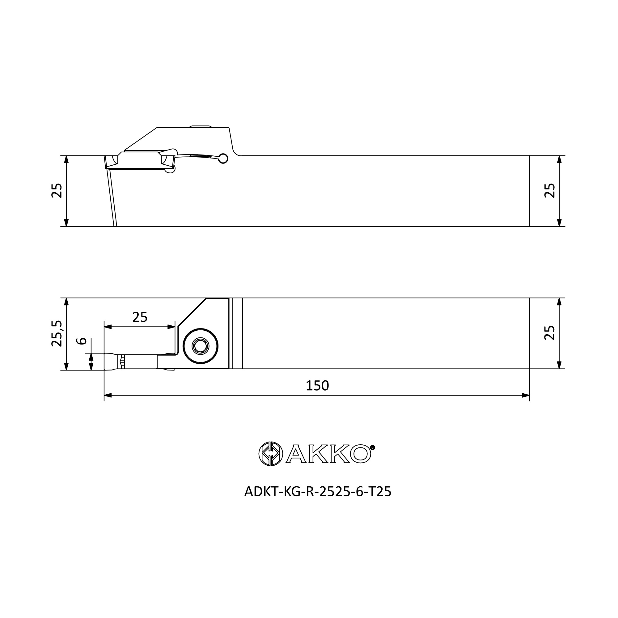 AKKO ADKT-KG-R-2525-6-T25 — фото 3