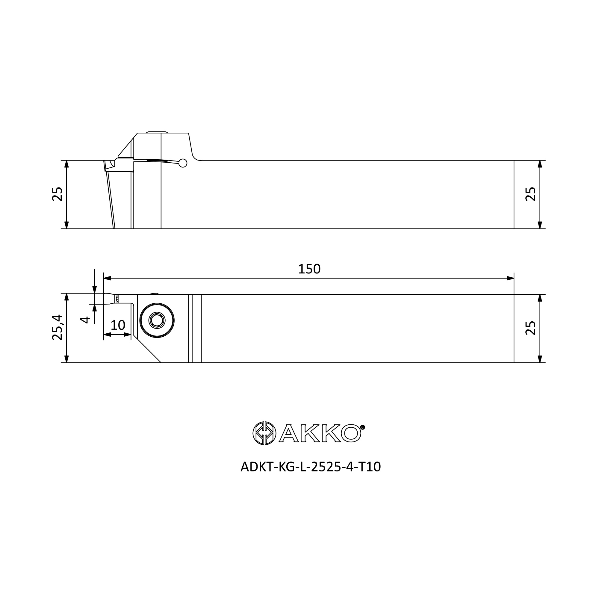 AKKO ADKT-KG-L-2525-4-T10 — фото 3