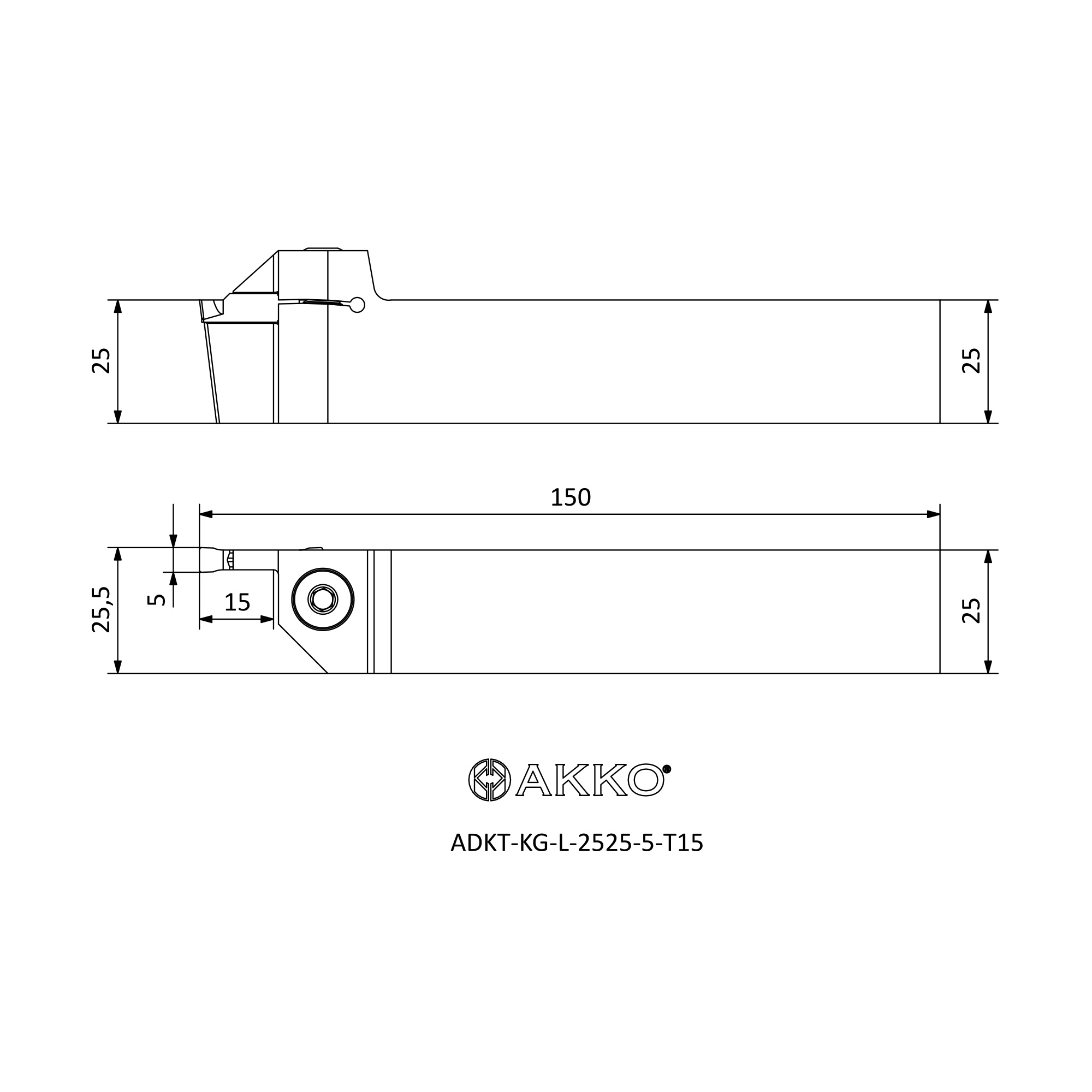 AKKO ADKT-KG-L-2525-5-T15 — фото 3